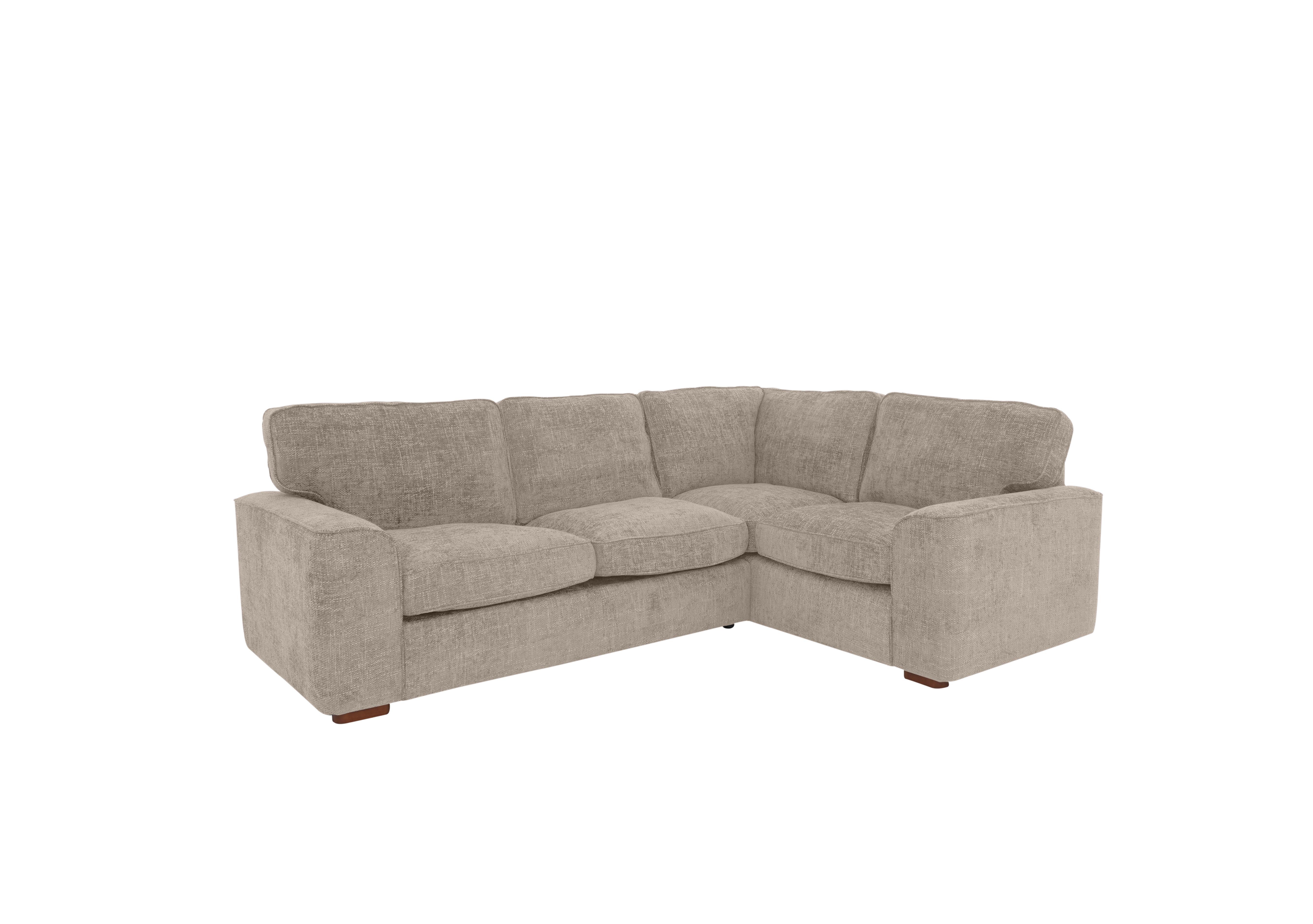 Emilia Small Corner Sofa Bed in Stone on Furniture Village