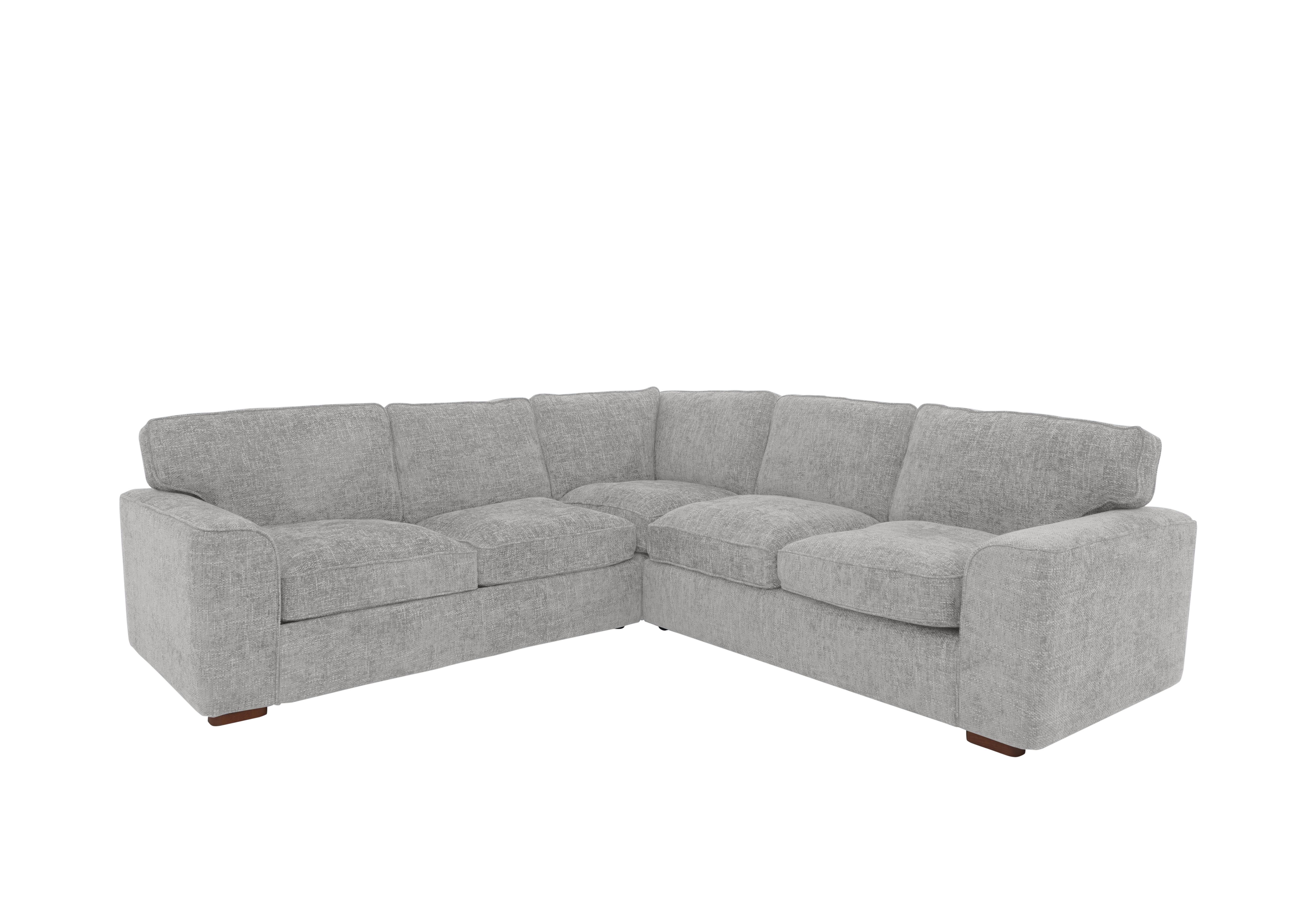 Emilia Large Corner Sofa in Silver on Furniture Village