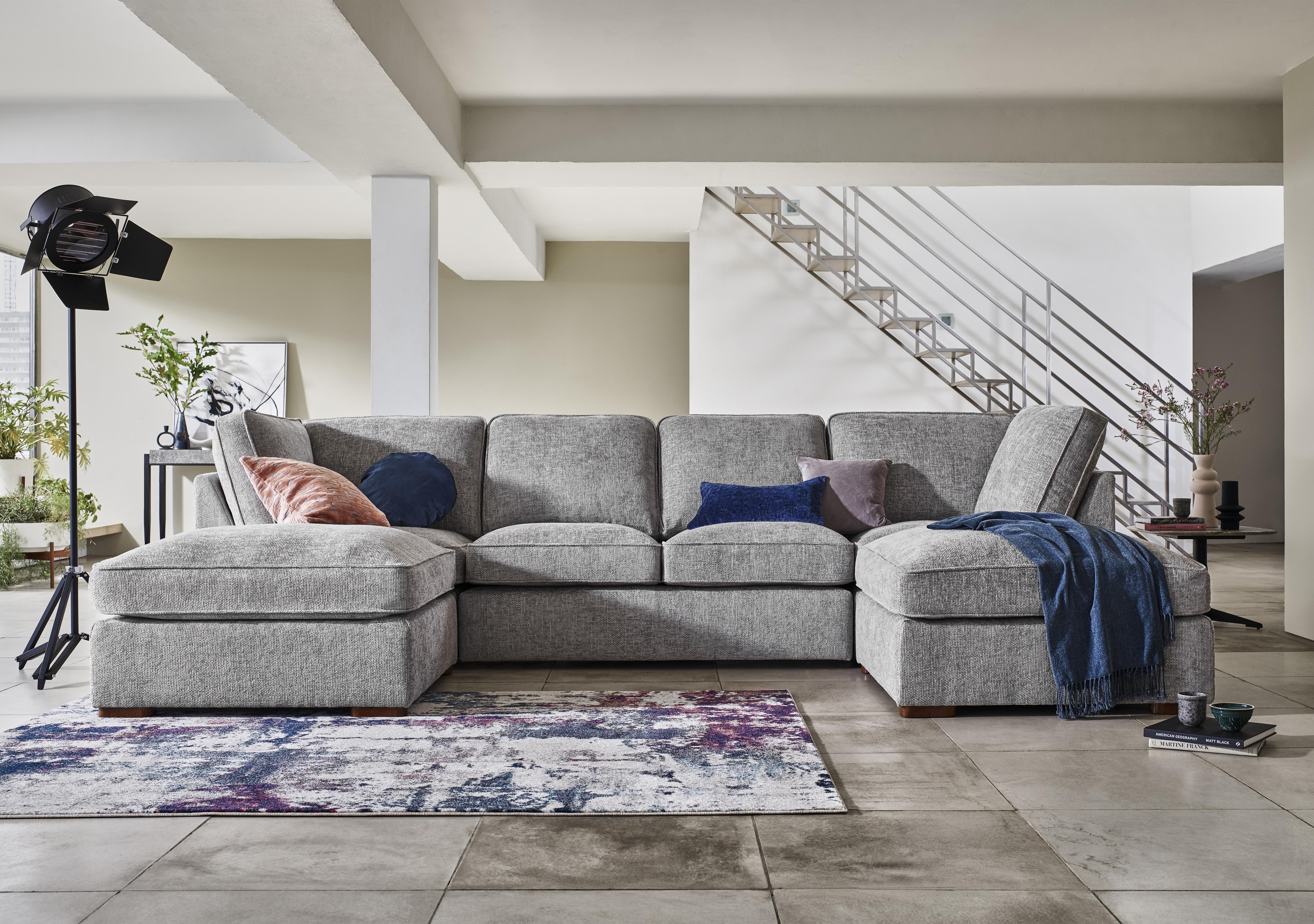 Emilia Large U-Shaped Corner Sofa in  on Furniture Village