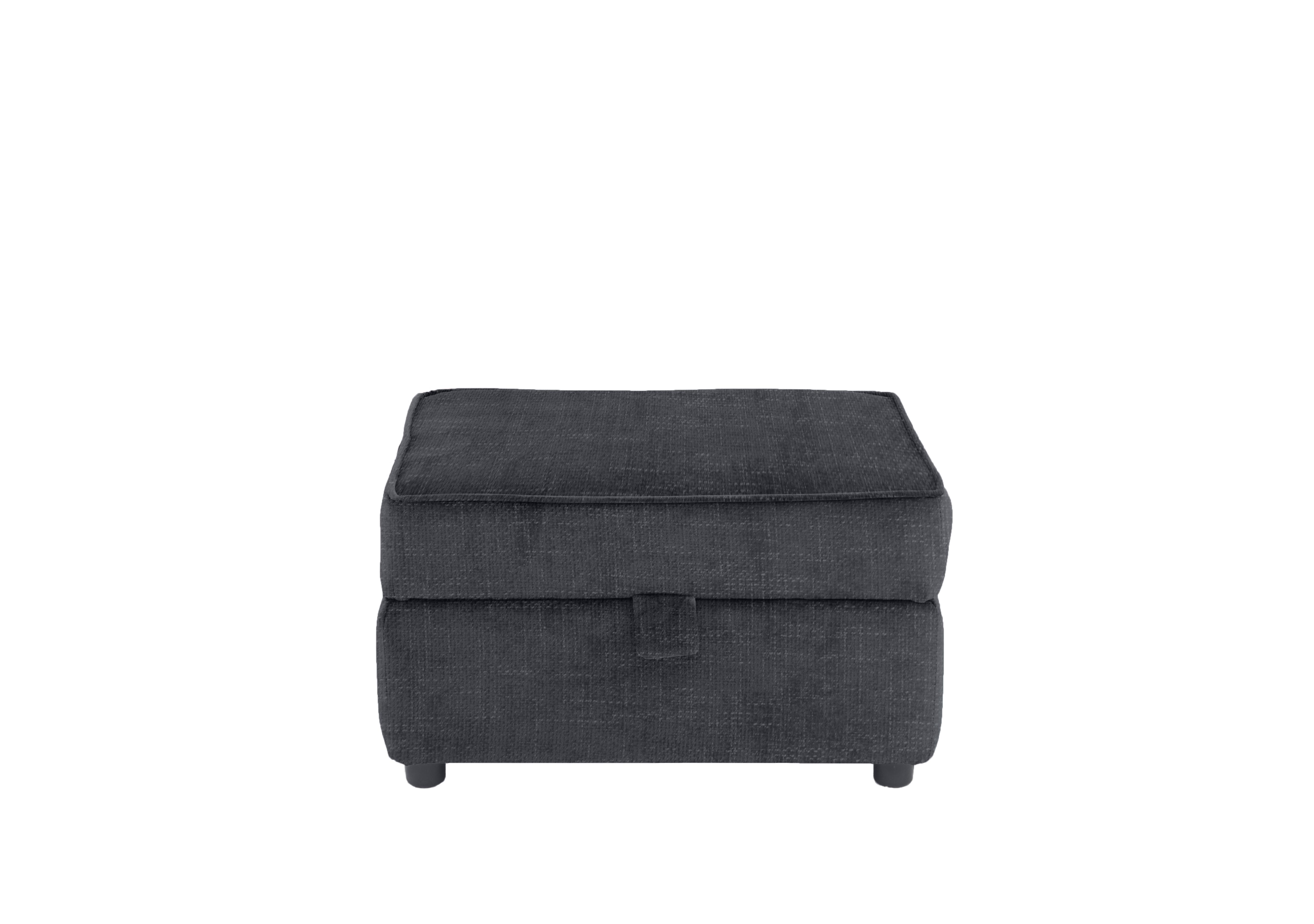 Emilia Storage Footstool in Navy on Furniture Village