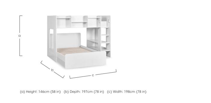 Molly Bunk Bed in  on Furniture Village