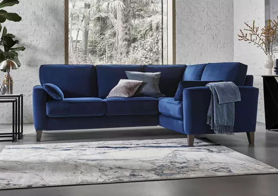 Brondby Small Fabric Corner Sofa Furniture Village