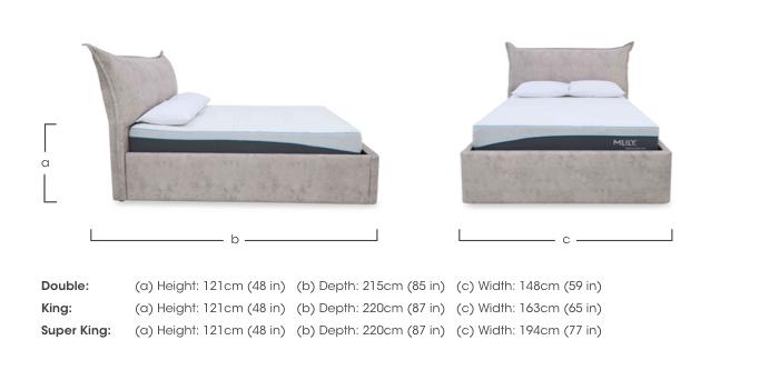 Celestial Ottoman Bed Frame in  on Furniture Village