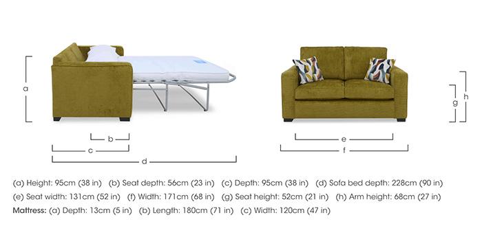 Abberton 2 Seater Deluxe Sofa Bed in  on Furniture Village