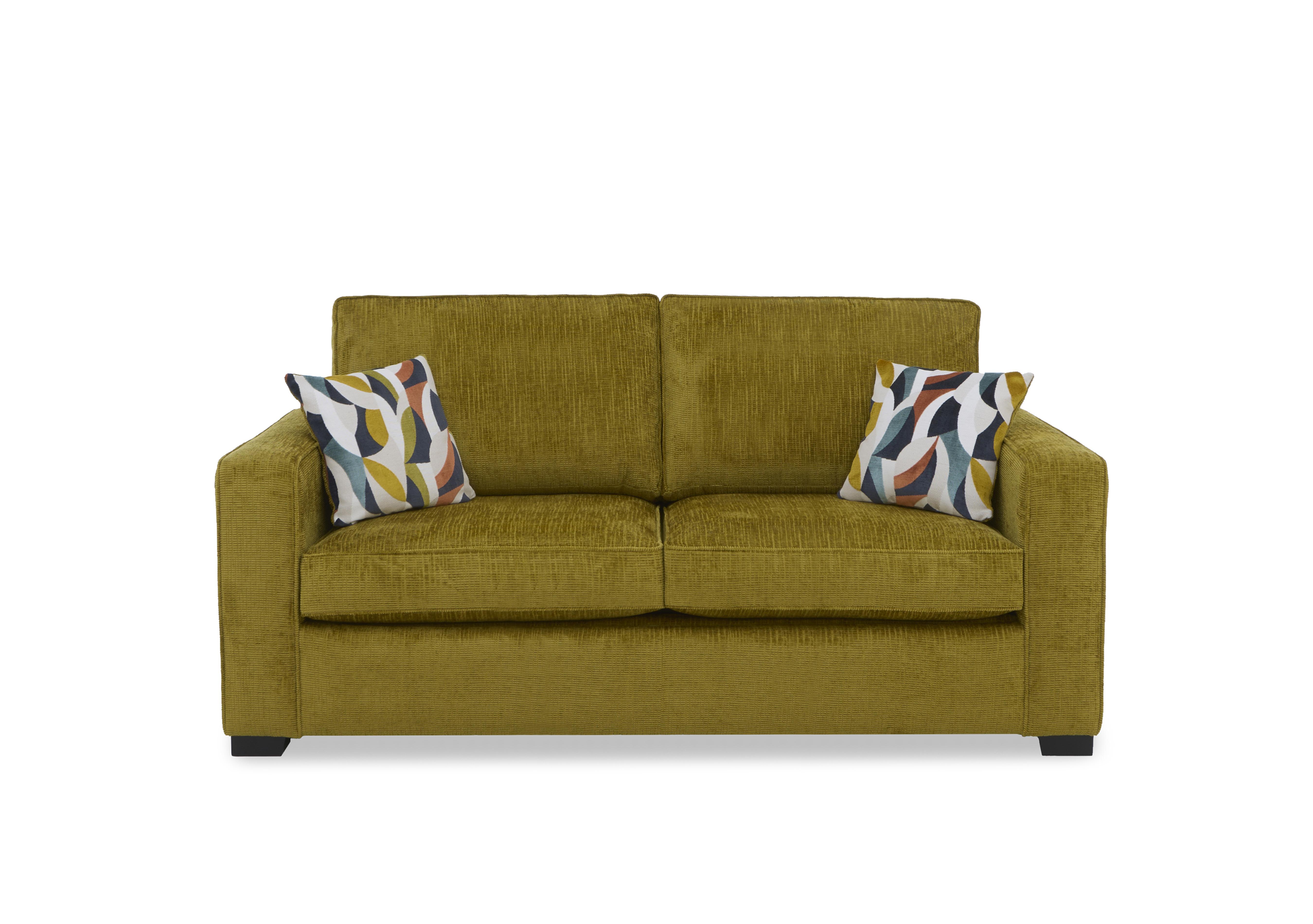 Abberton 3 Seater Deluxe Sofa Bed in Dill Bromley Chenille Plain on Furniture Village