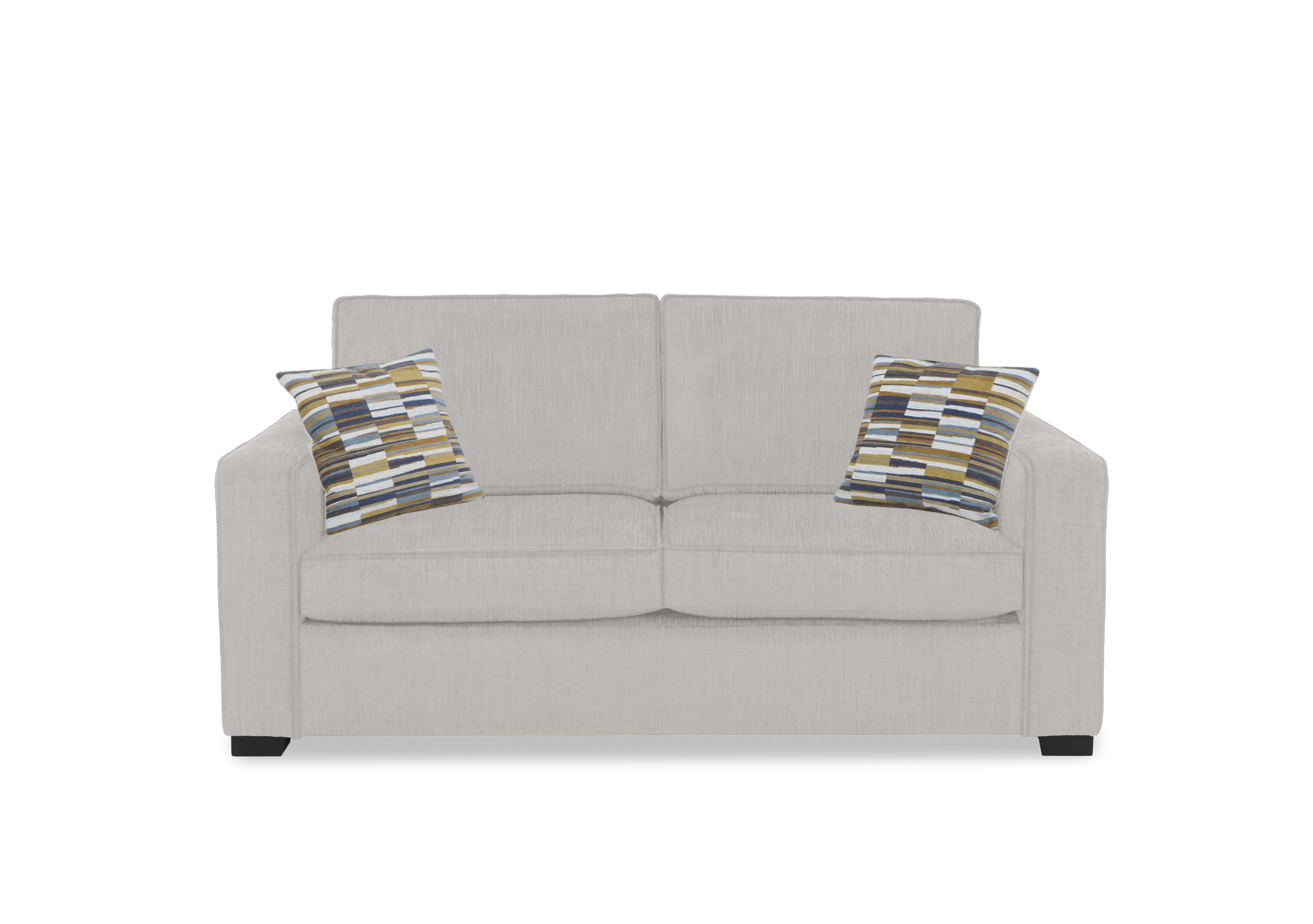 Abberton 3 Seater Deluxe Sofa Bed in Oyster Ashton Chenille Plain on Furniture Village