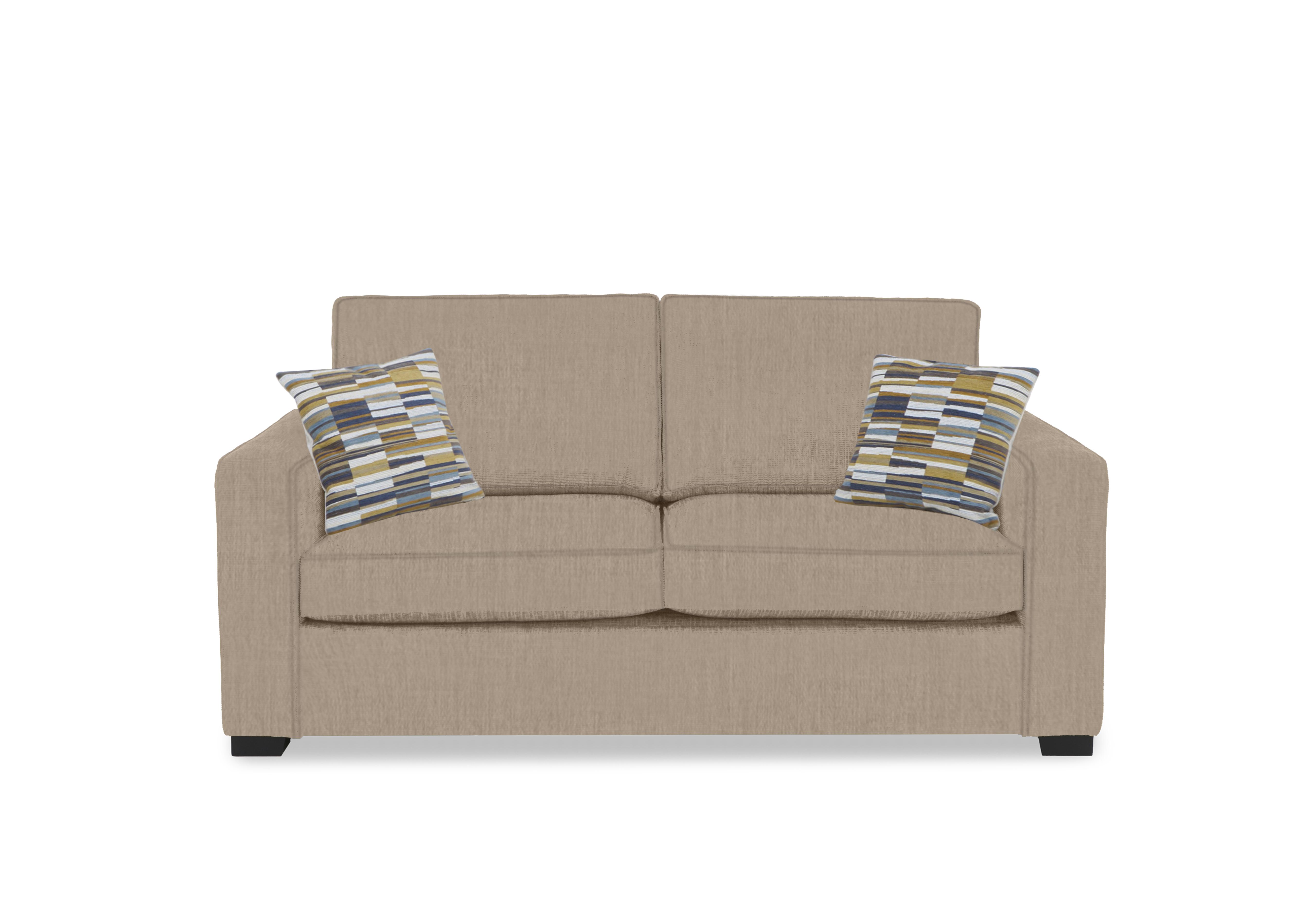 Abberton 3 Seater Deluxe Sofa Bed in Sand Thaxted Chenille Plain on Furniture Village