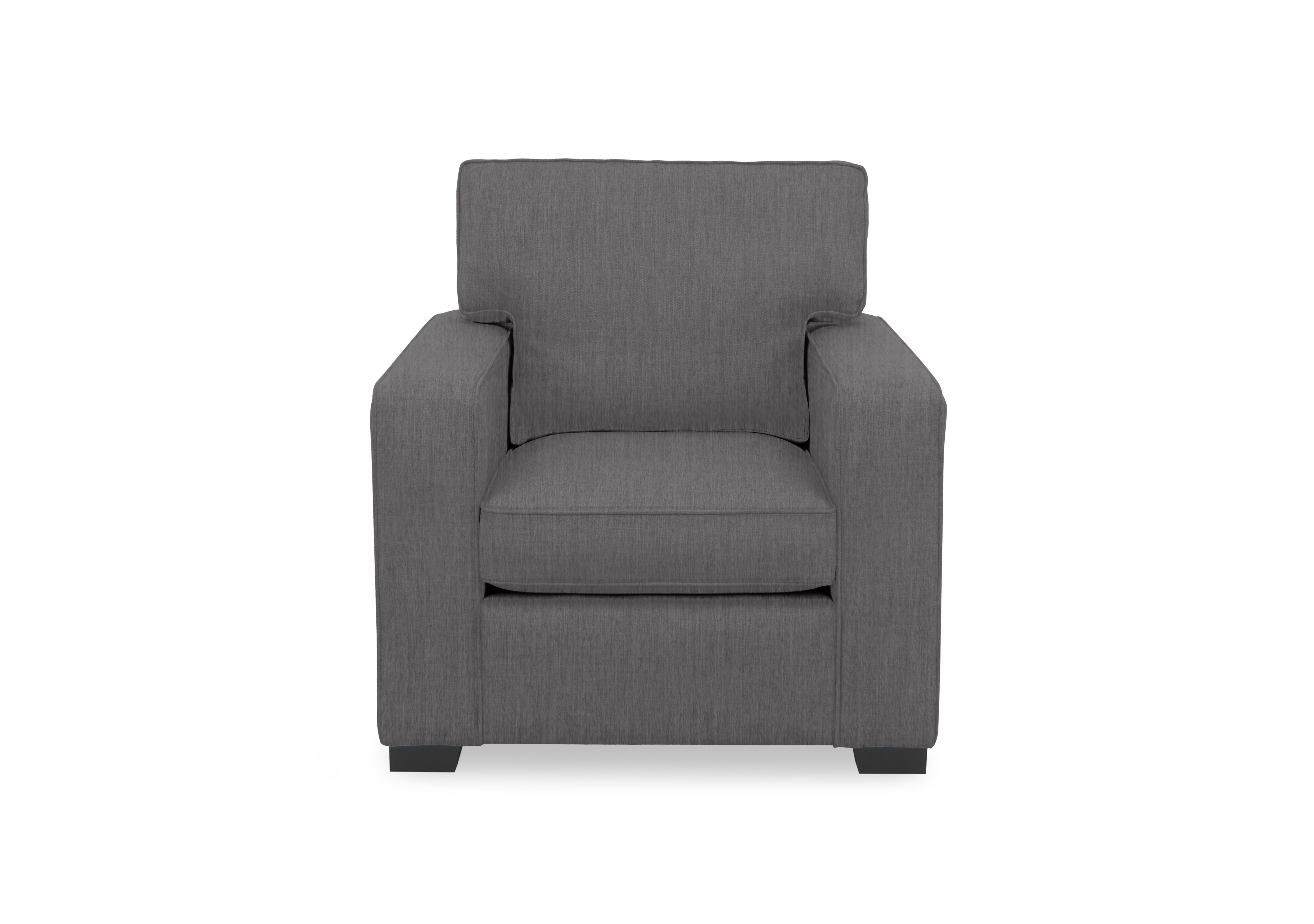 Abberton Armchair in Iron Debden Plain on Furniture Village