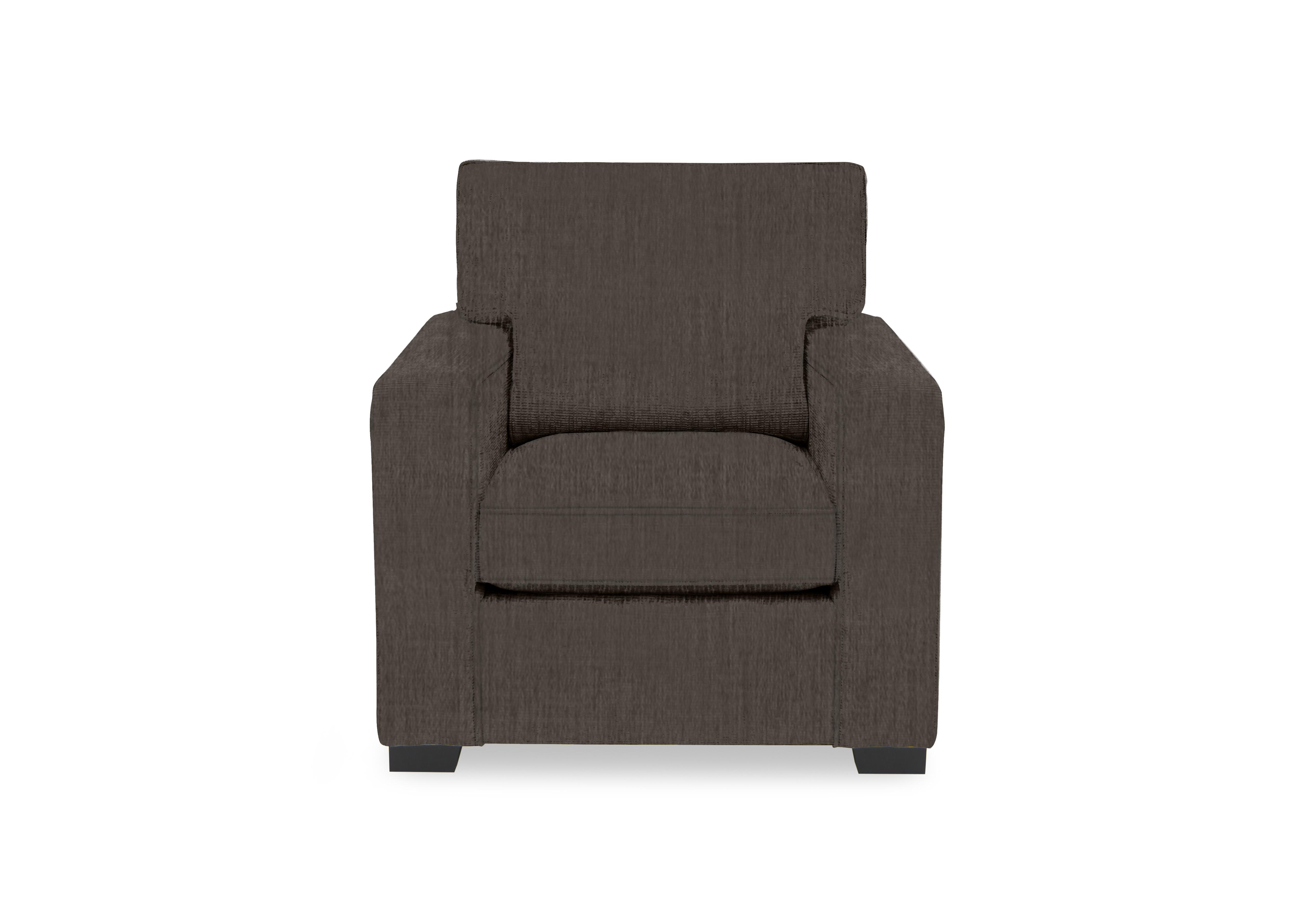 Abberton Armchair in Mink Thaxted Chenille Plain on Furniture Village