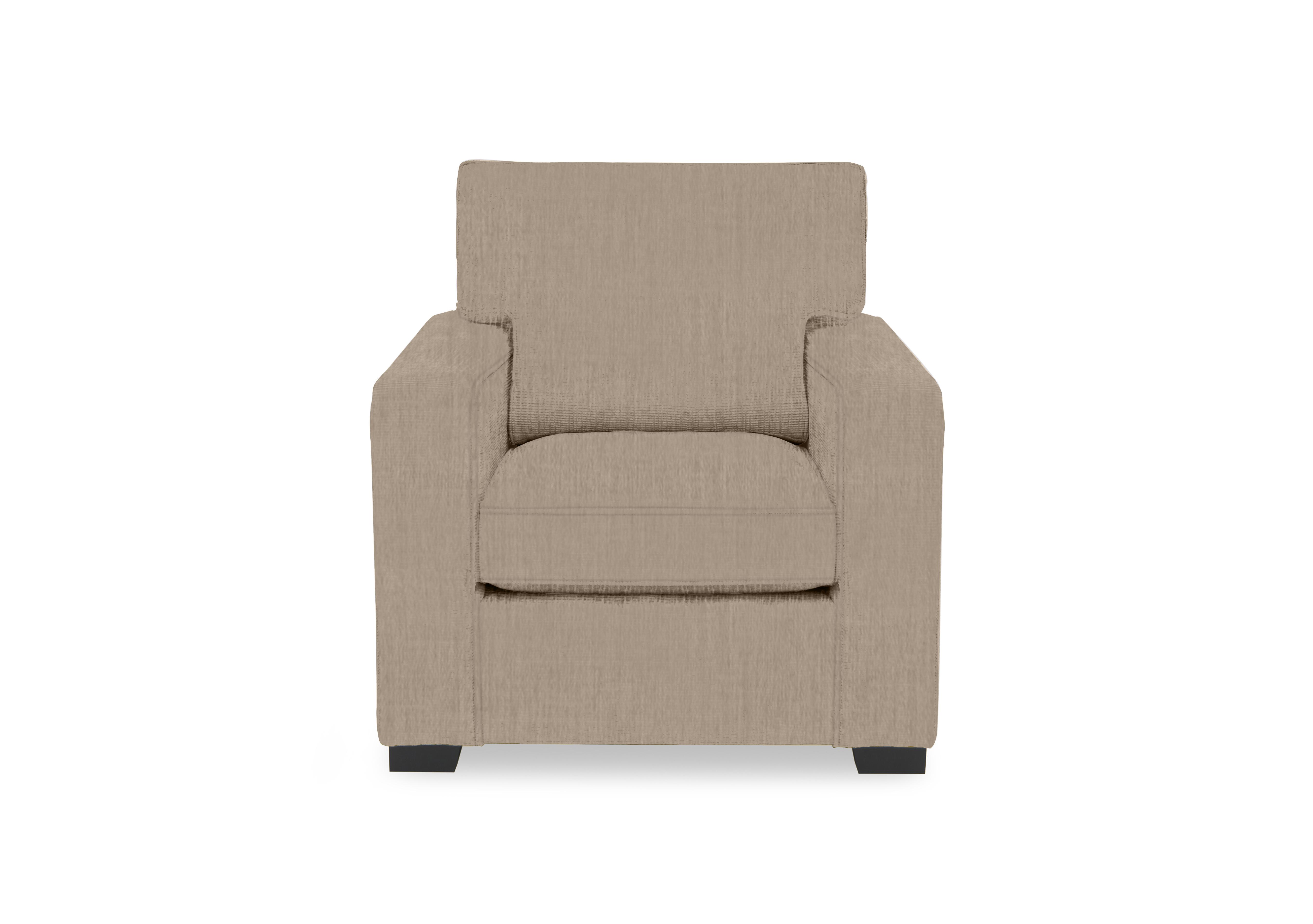 Abberton Armchair in Sand Thaxted Chenille Plain on Furniture Village