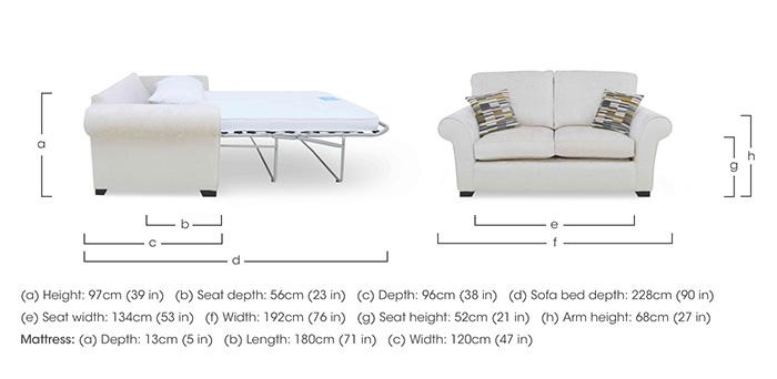 Hedingham 2 Seater Deluxe Sofa Bed in  on Furniture Village
