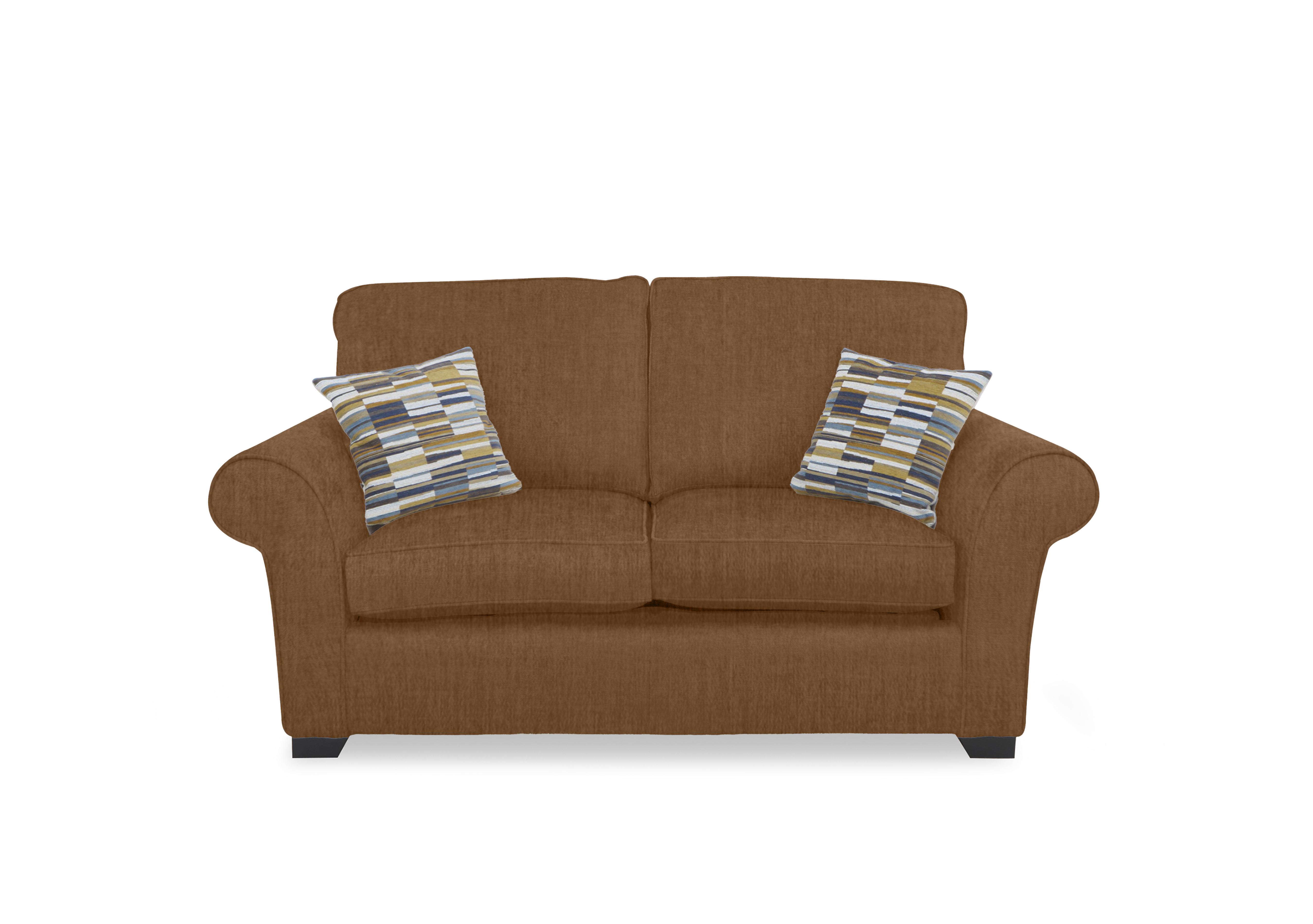 Hedingham 2 Seater Deluxe Sofa Bed in Caramel Thaxted Chenille Plain on Furniture Village