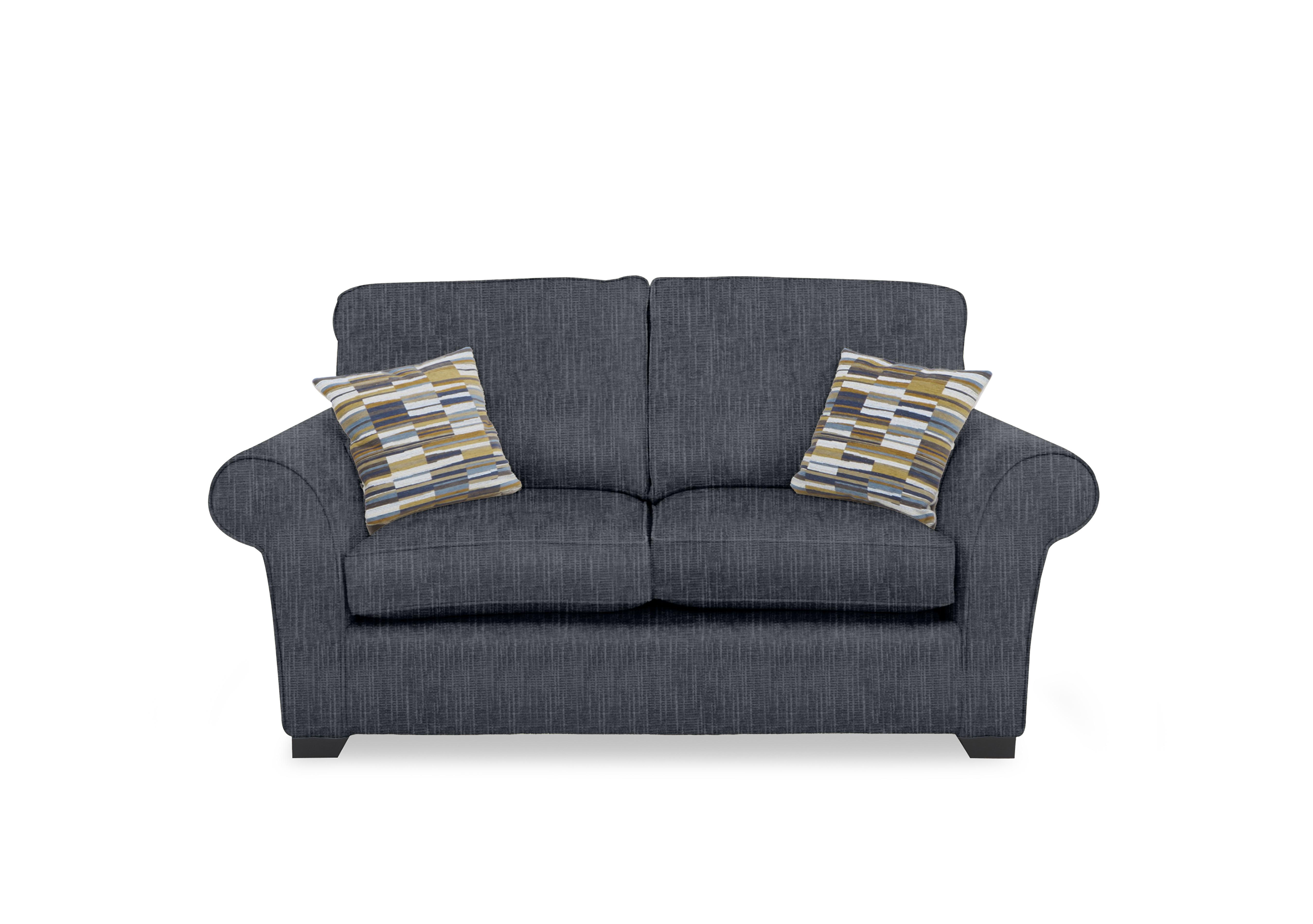 Hedingham 2 Seater Deluxe Sofa Bed in Iron Bromley Chenille Plain on Furniture Village