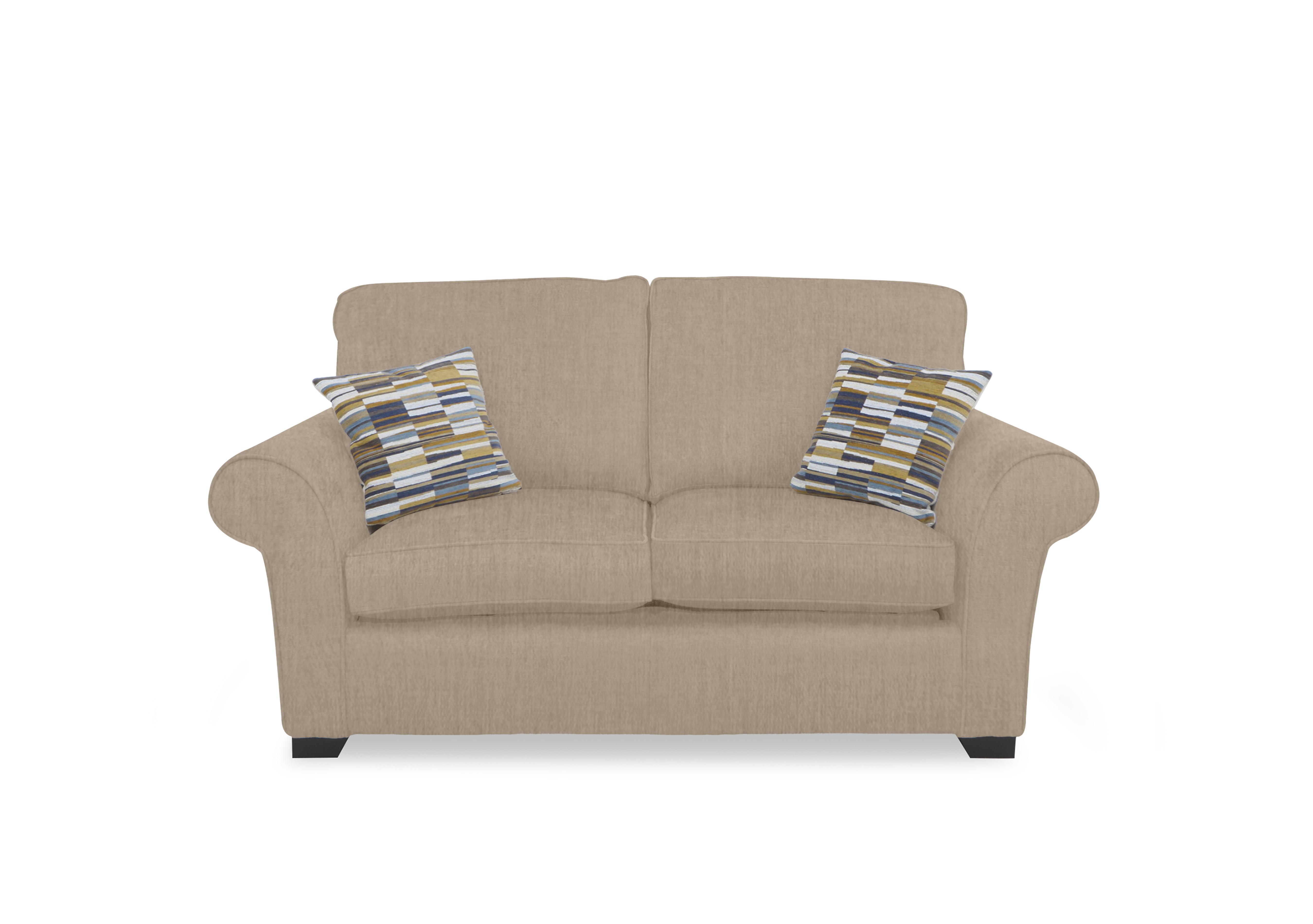 Hedingham 2 Seater Deluxe Sofa Bed in Sand Thaxted Chenille Plain on Furniture Village