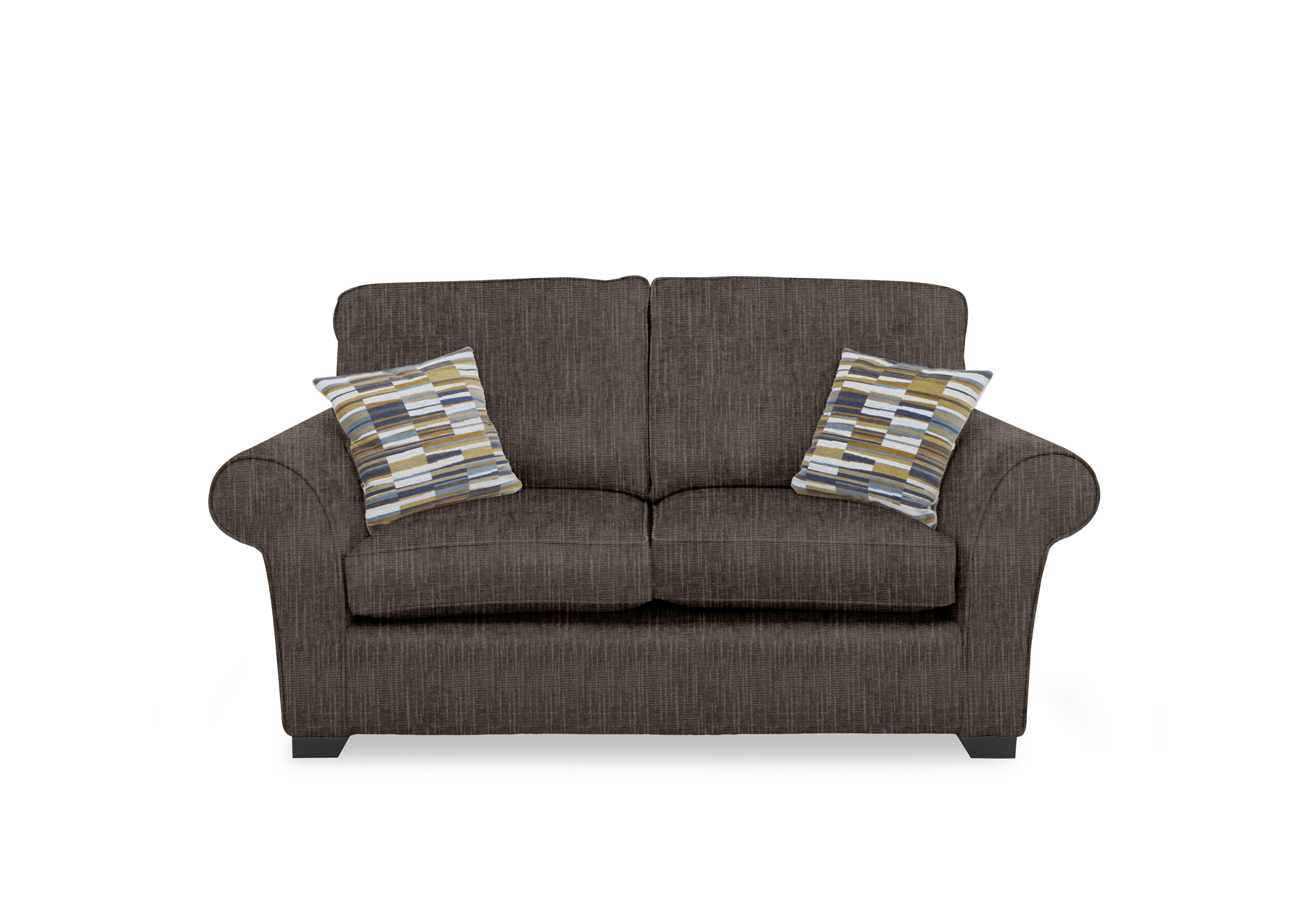 Hedingham 2 Seater Sofa in Espresso Bromley Chenille Plai on Furniture Village