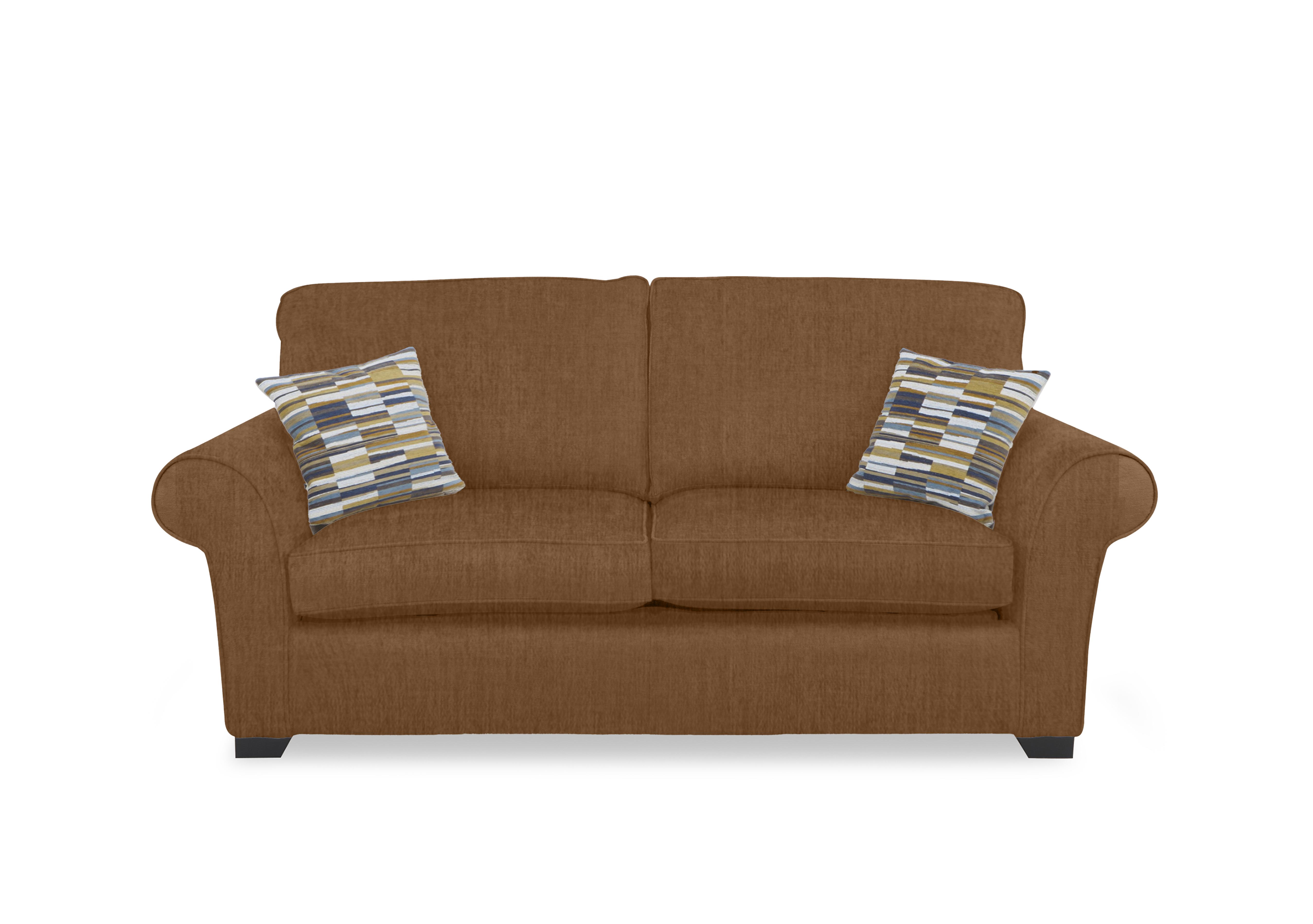 Hedingham 3 Seater Sofa in Caramel Thaxted Chenille Plain on Furniture Village