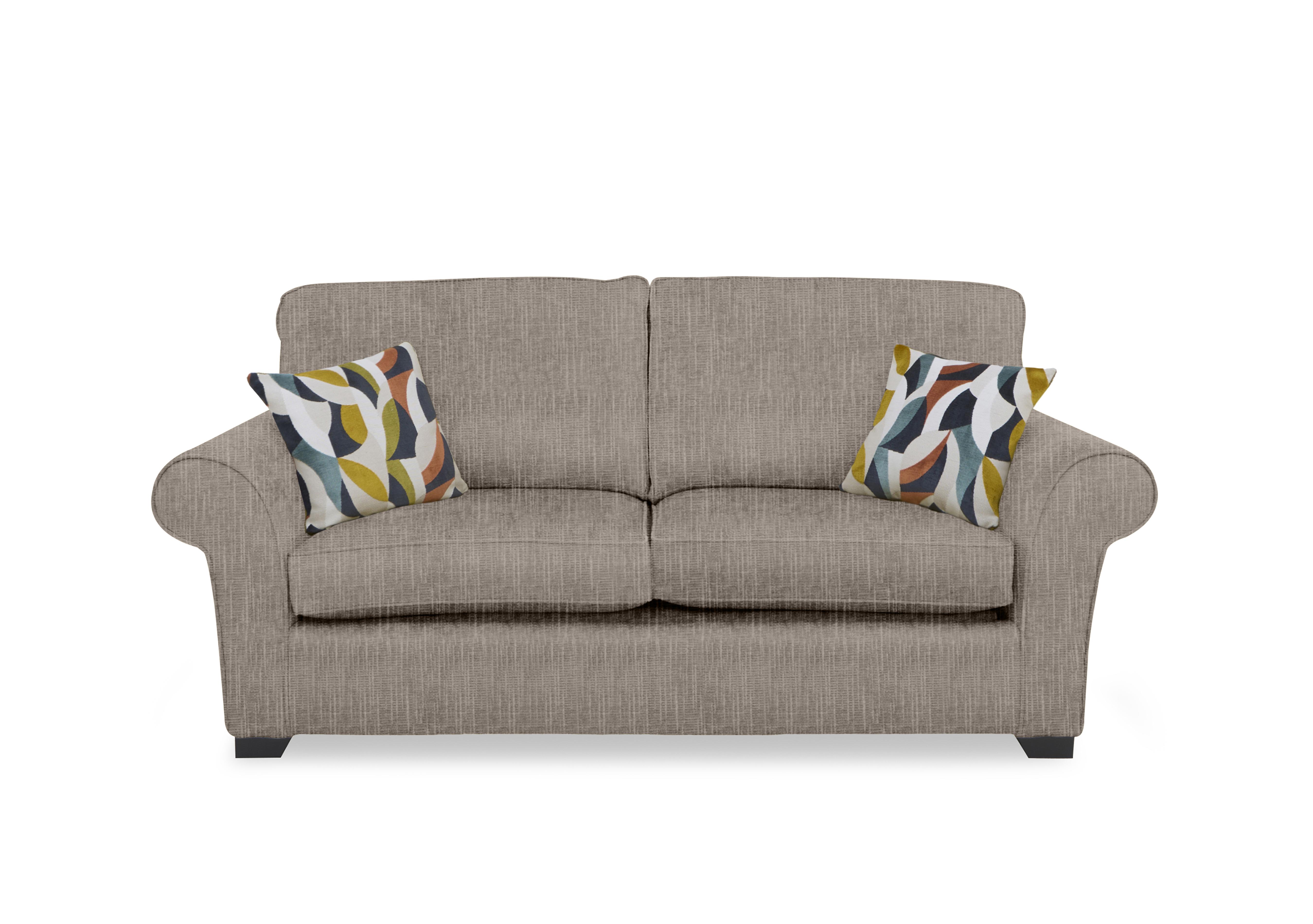 Hedingham 3 Seater Sofa in Latte Bromley Chenille Plain on Furniture Village