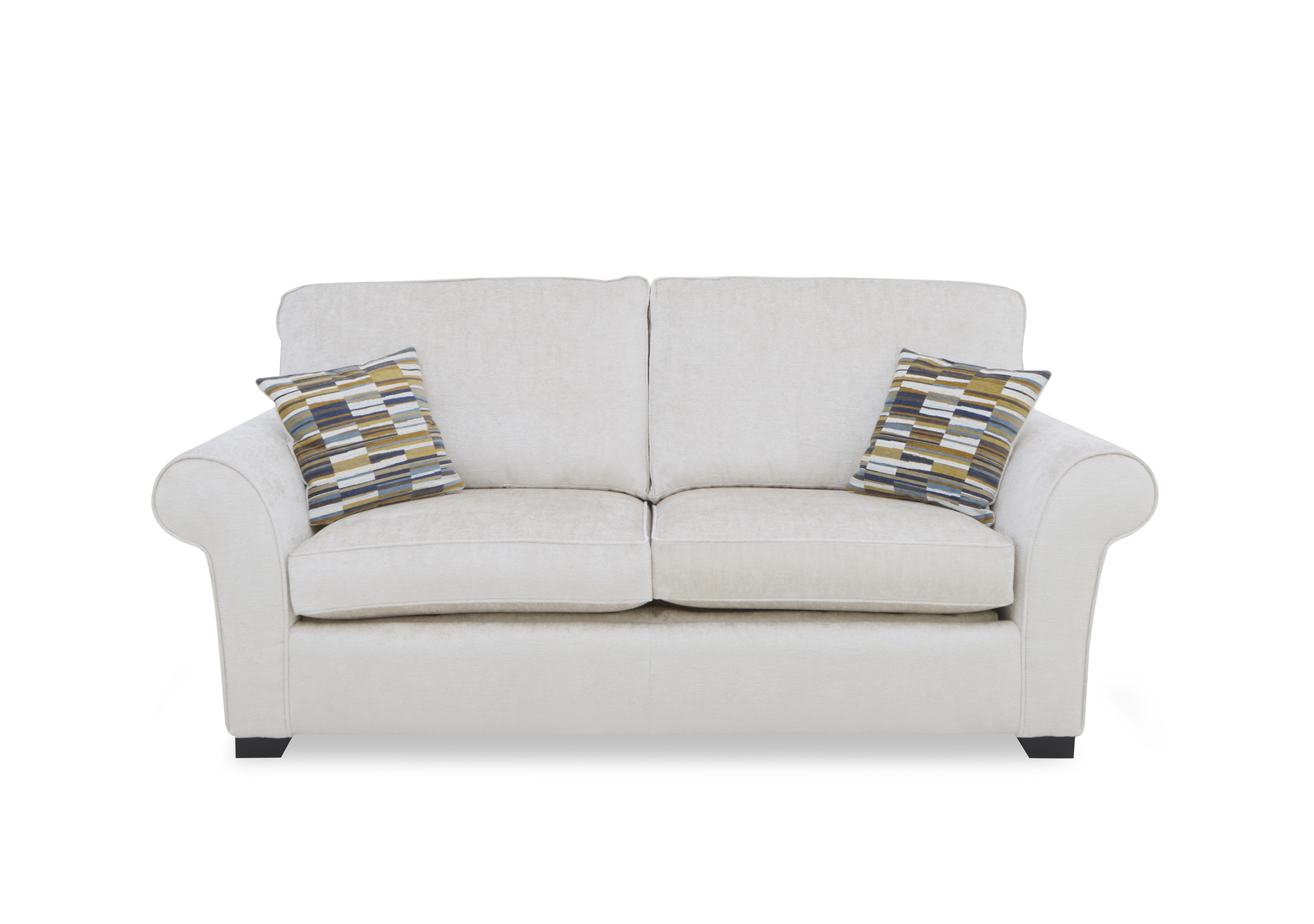 Hedingham 3 Seater Sofa in Pearl Ashton Chenille Plain on Furniture Village