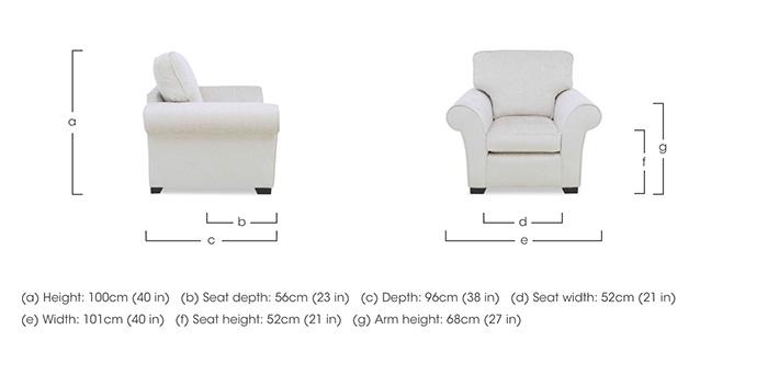 Hedingham Armchair in  on Furniture Village