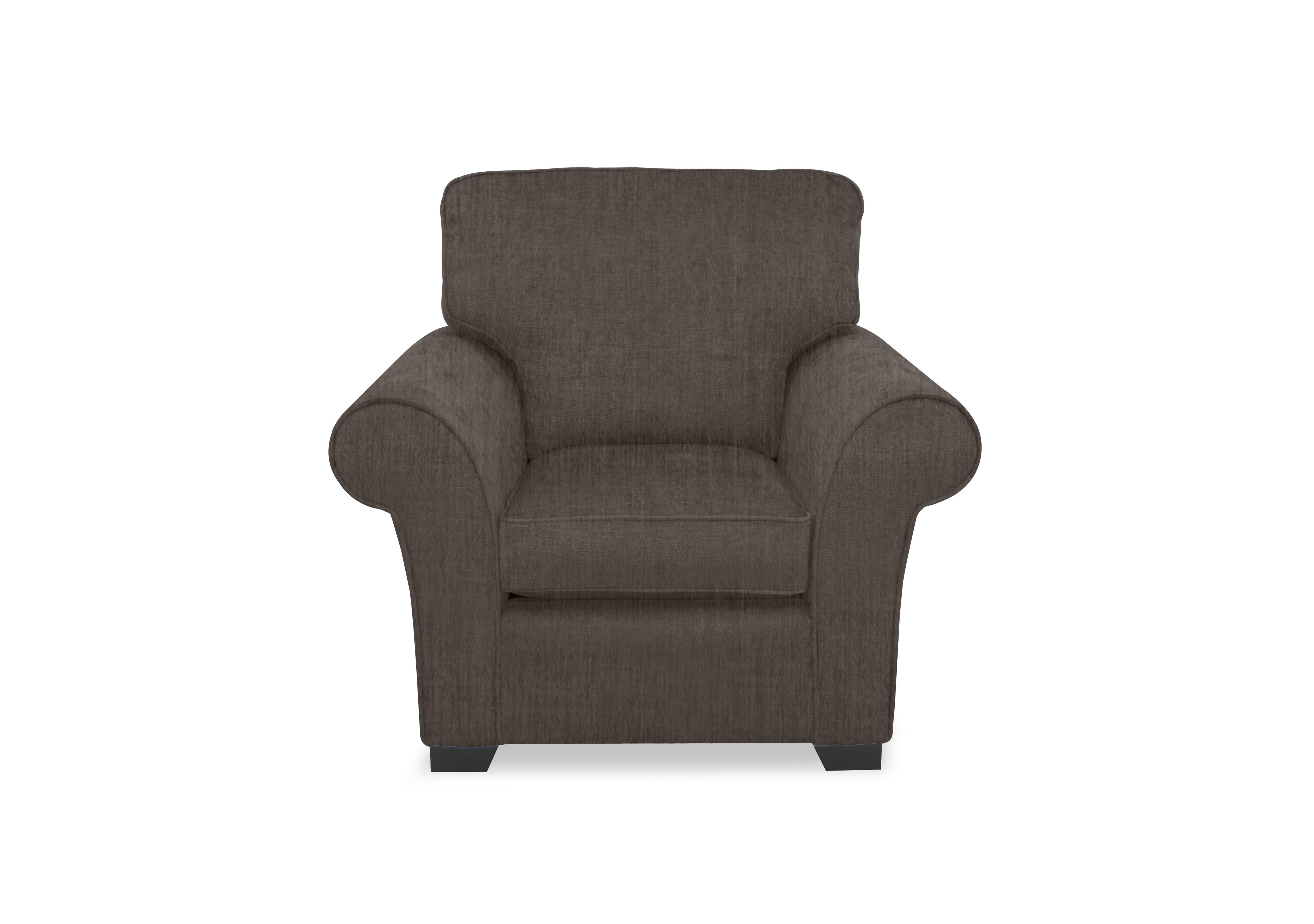 Hedingham Armchair in Mink Thaxted Chenille Plain on Furniture Village