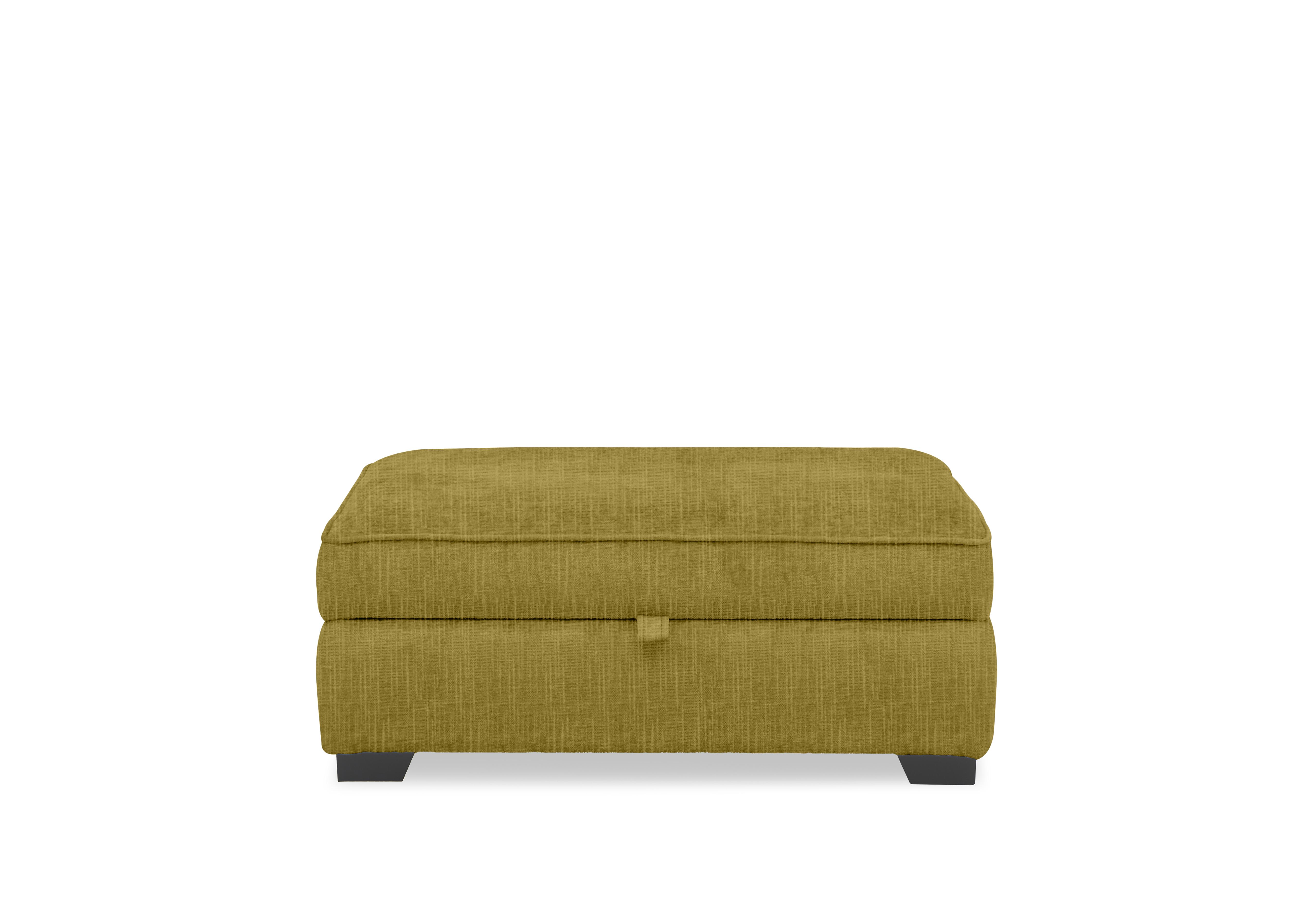 Hedingham Large Storage Footstool in Plain Fabric in Dill Bromley Chenille Plain on Furniture Village