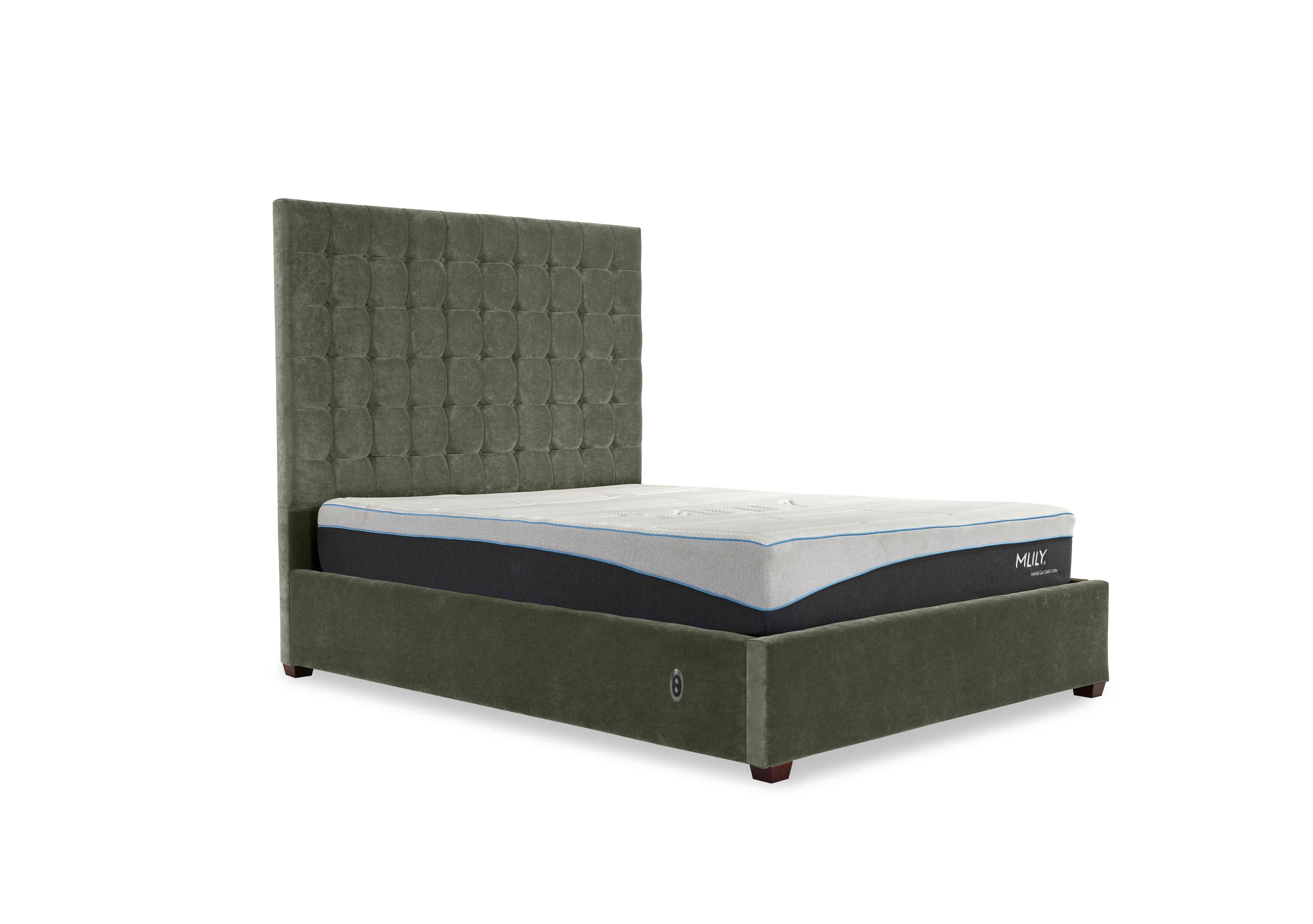 Carrie 160cm Headboard Electric Ottoman Bed Frame in Faremont Hunter on Furniture Village
