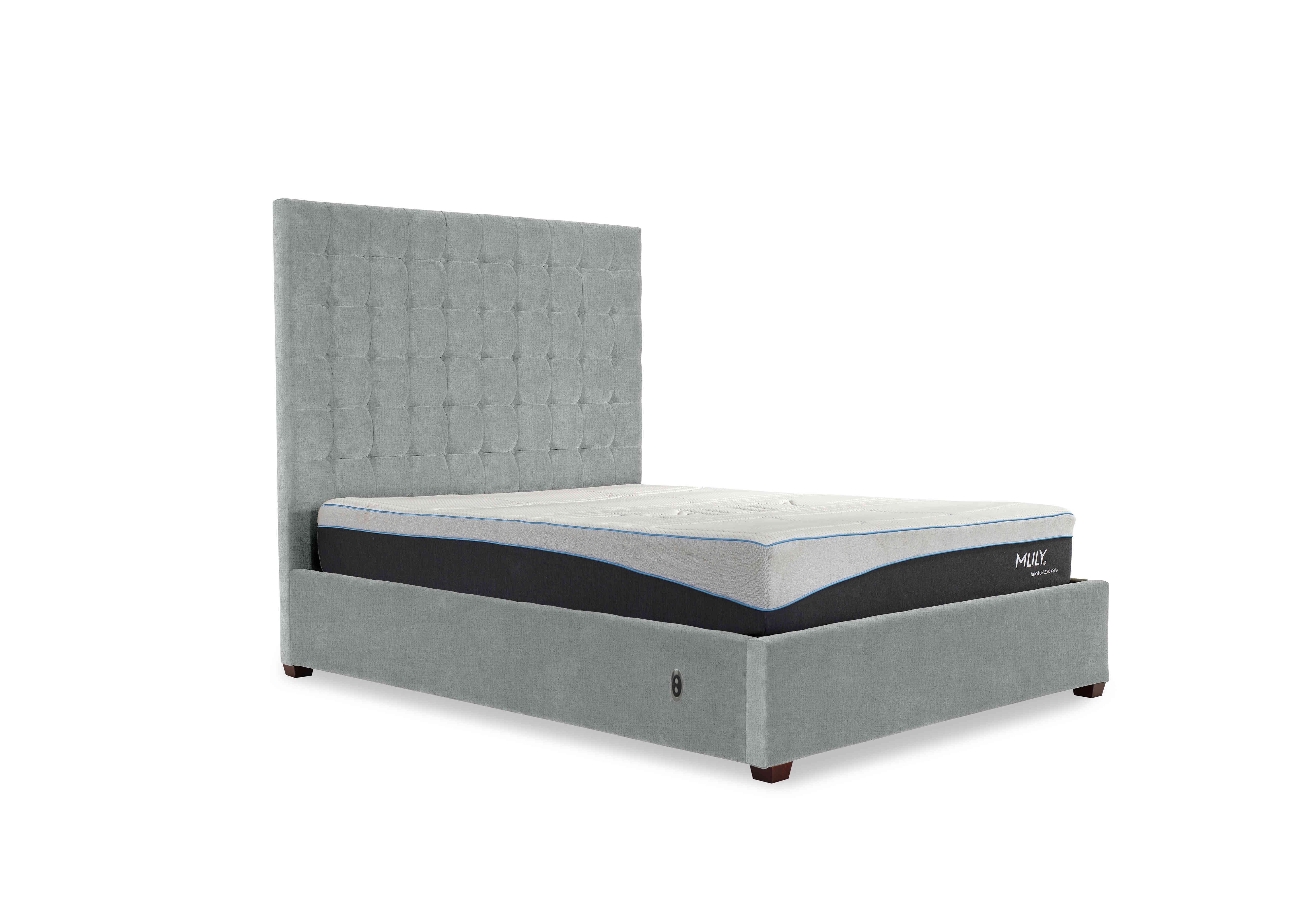 Carrie 160cm Headboard Electric Ottoman Bed Frame in Raffles Echo on Furniture Village