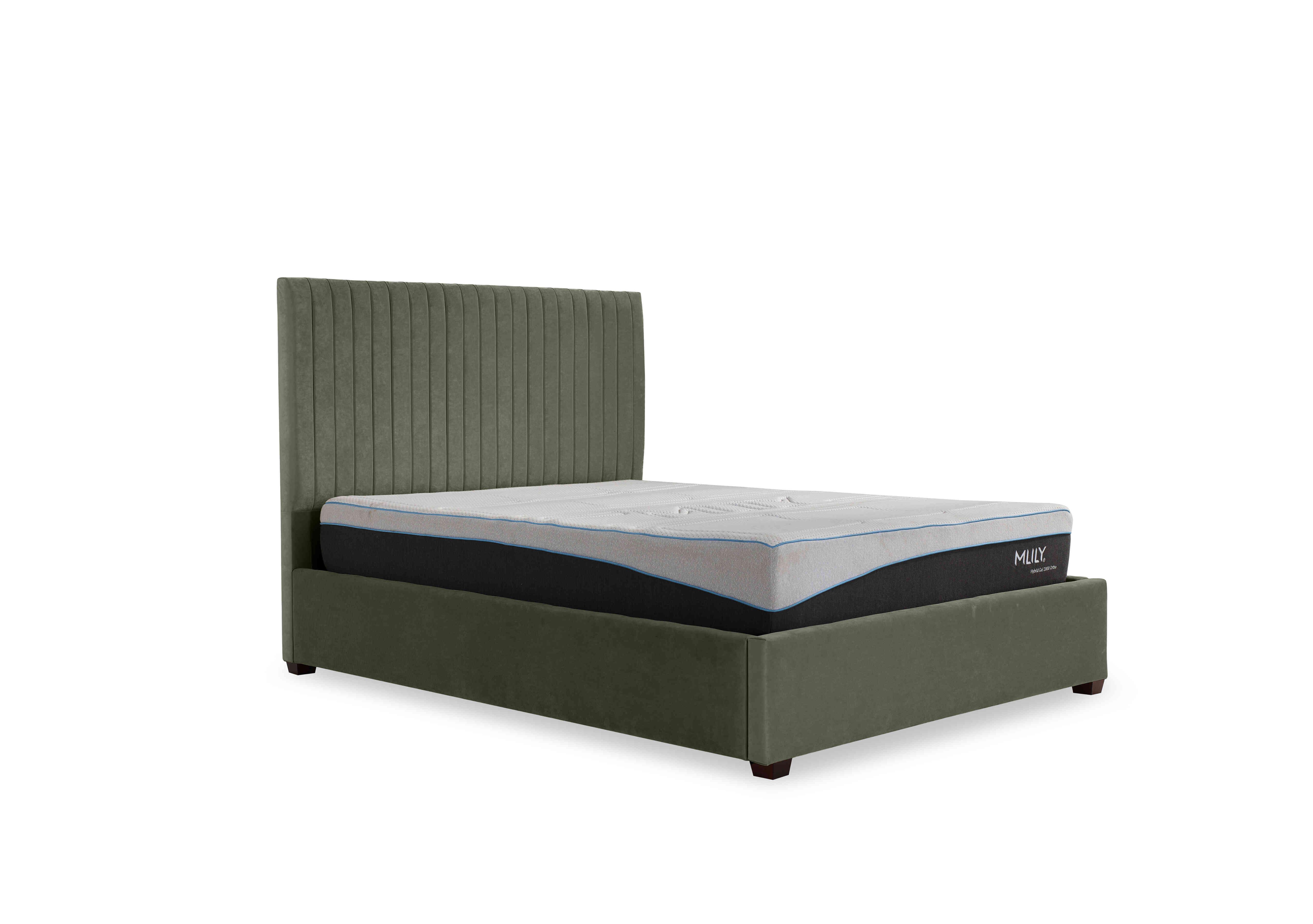 Sam 133cm Headboard Manual Ottoman Bed Frame in Faremont Hunter on Furniture Village