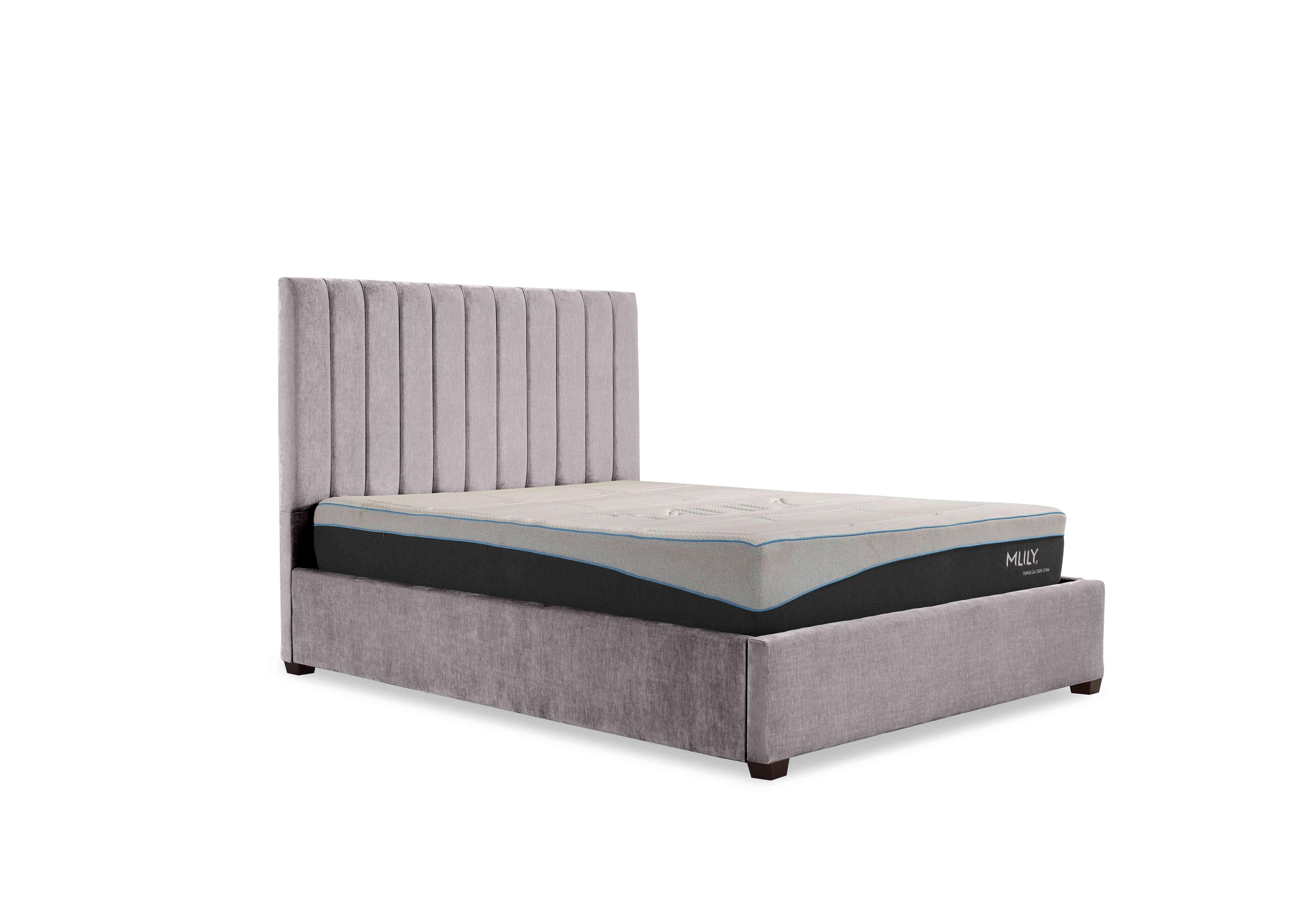 Miranda 133cm Headboard Manual Ottoman Bed Frame in Keswick Wispy on Furniture Village