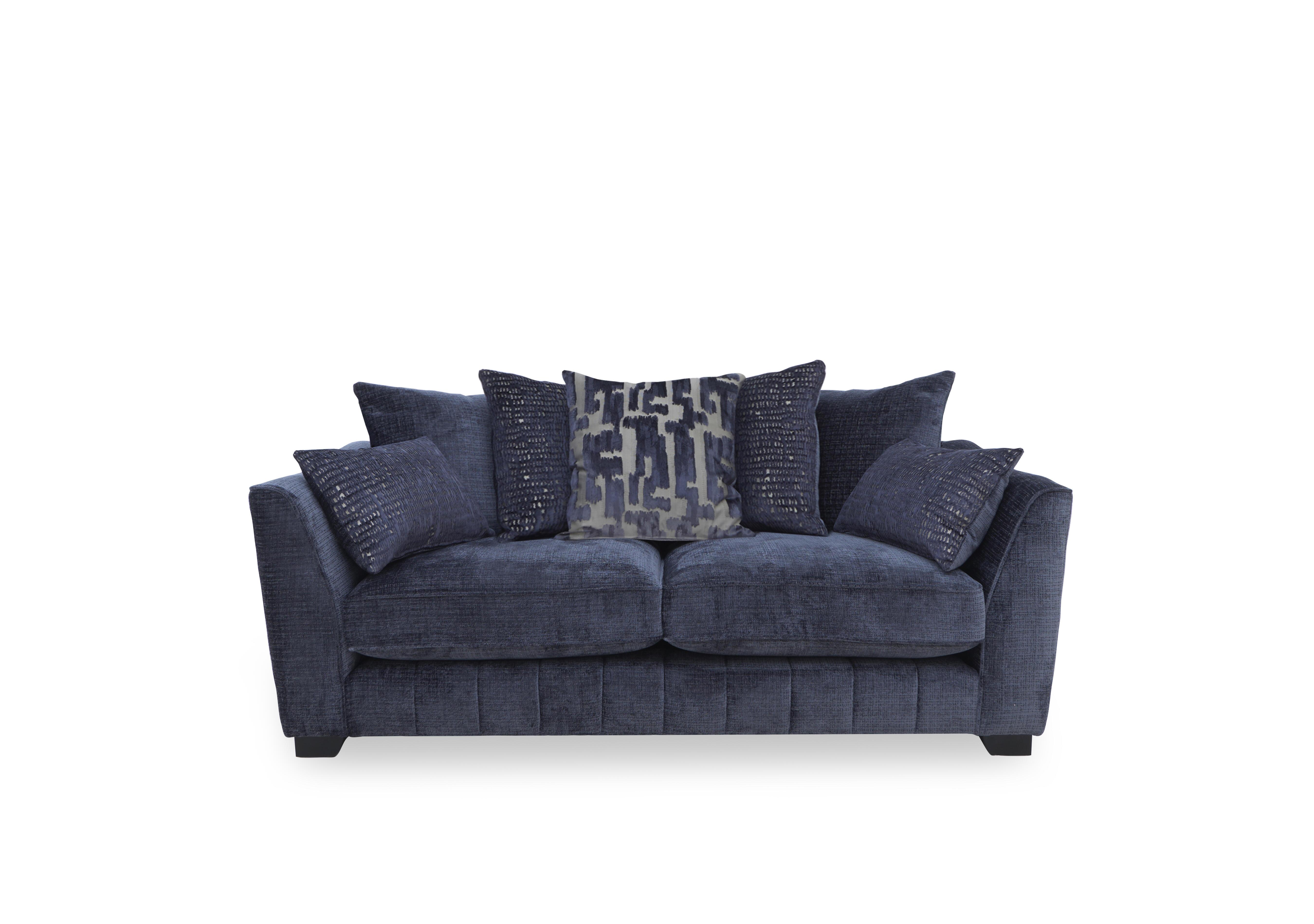 Boutique Allure 3 Seater Scatter Back Sofa in Coco Indigo Wng on Furniture Village