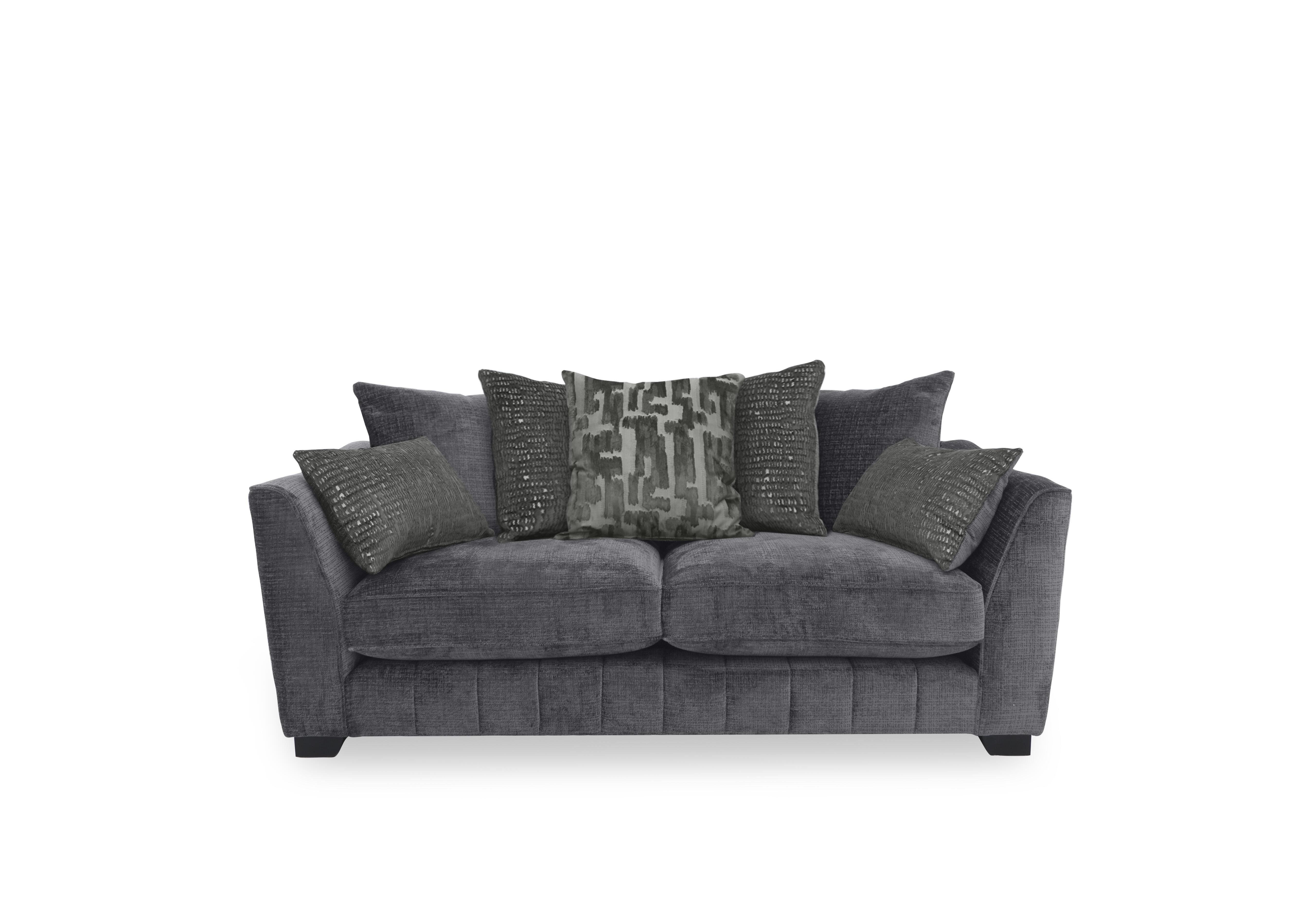 Boutique Allure 3 Seater Scatter Back Sofa in Coco Iron Wng on Furniture Village