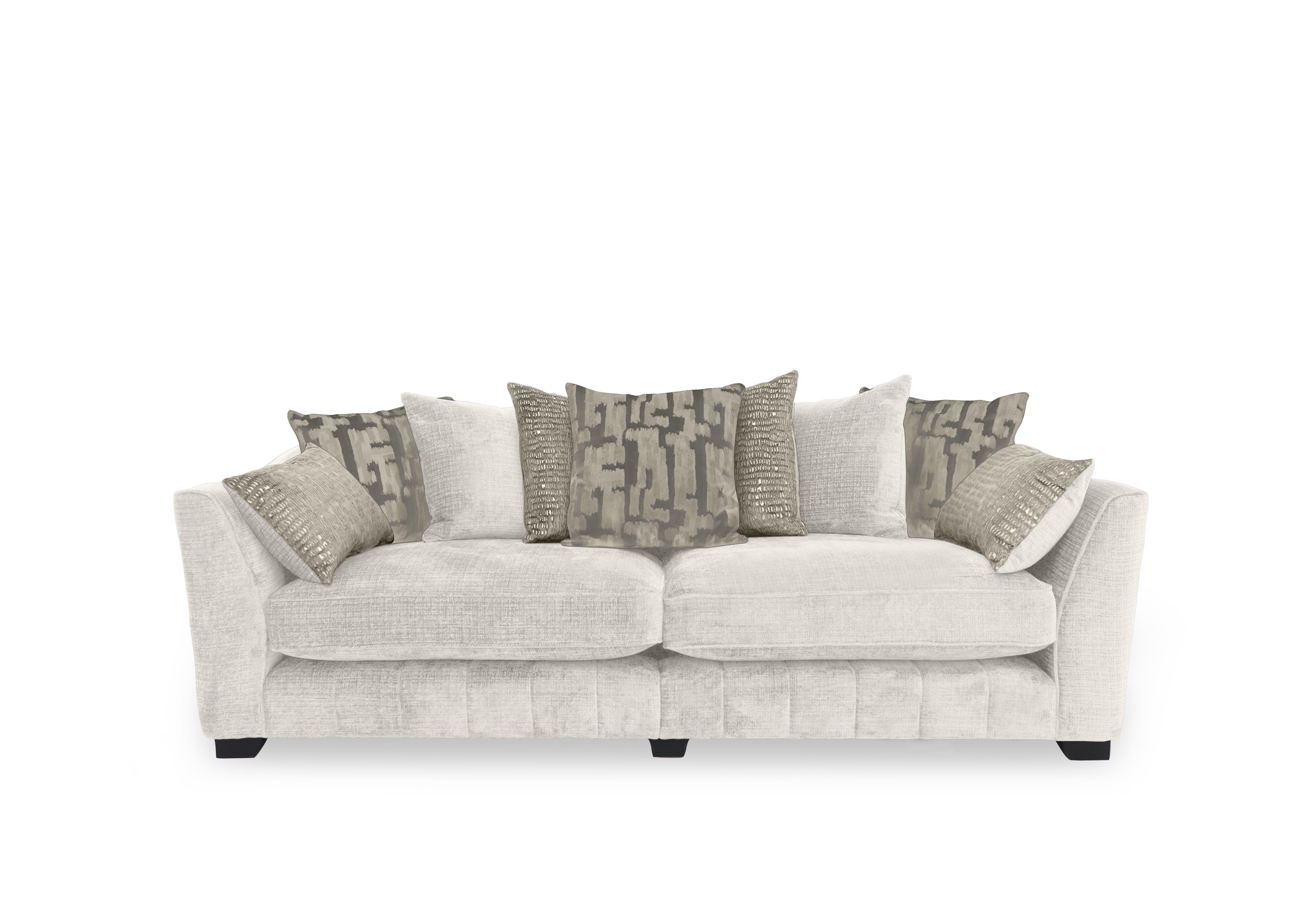 Boutique Allure 4 Seater Split Frame Scatter Back Sofa in Coco Ivory Wng on Furniture Village