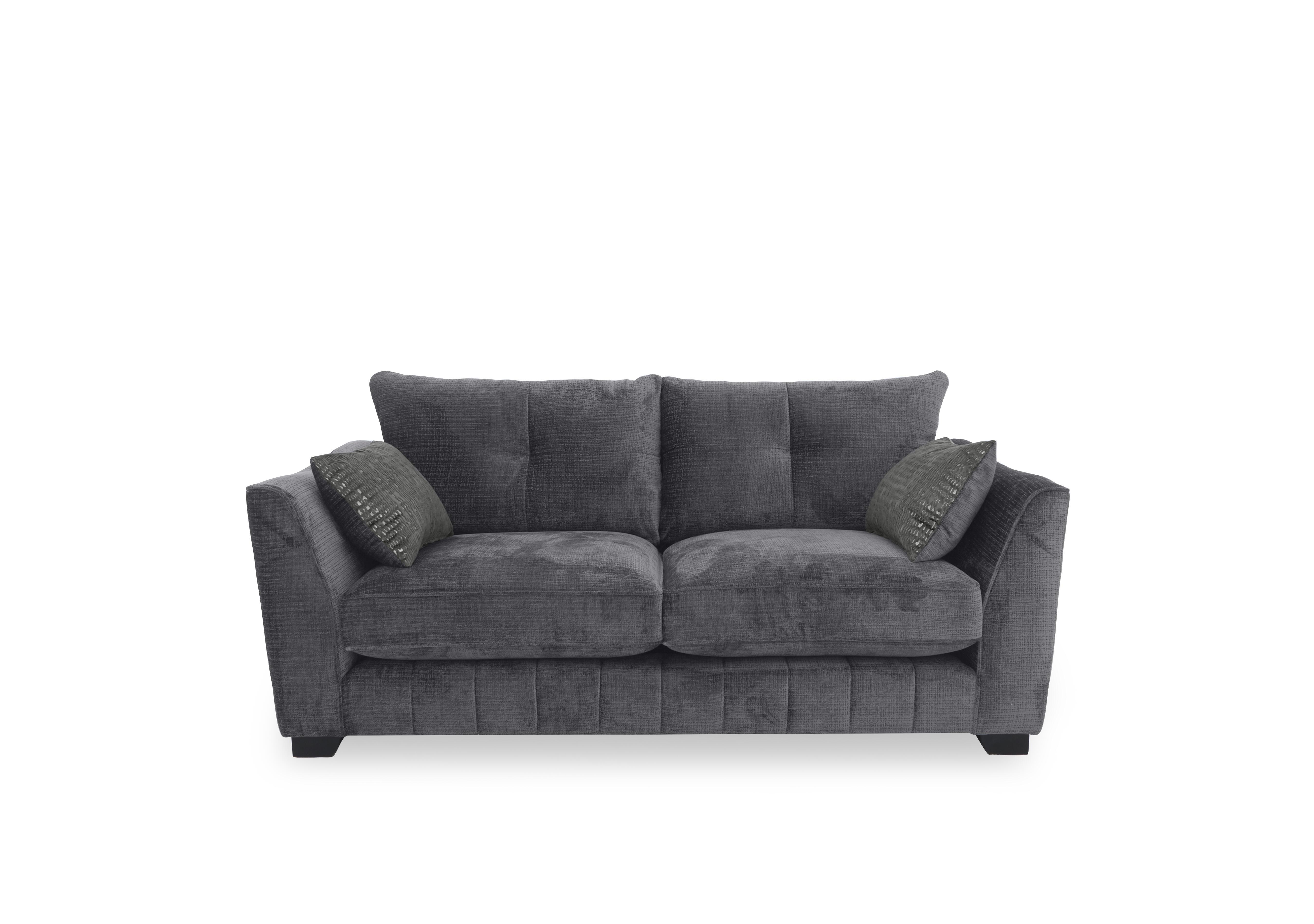 Boutique Allure 3 Seater Classic Back Sofa in Coco Iron Wng on Furniture Village