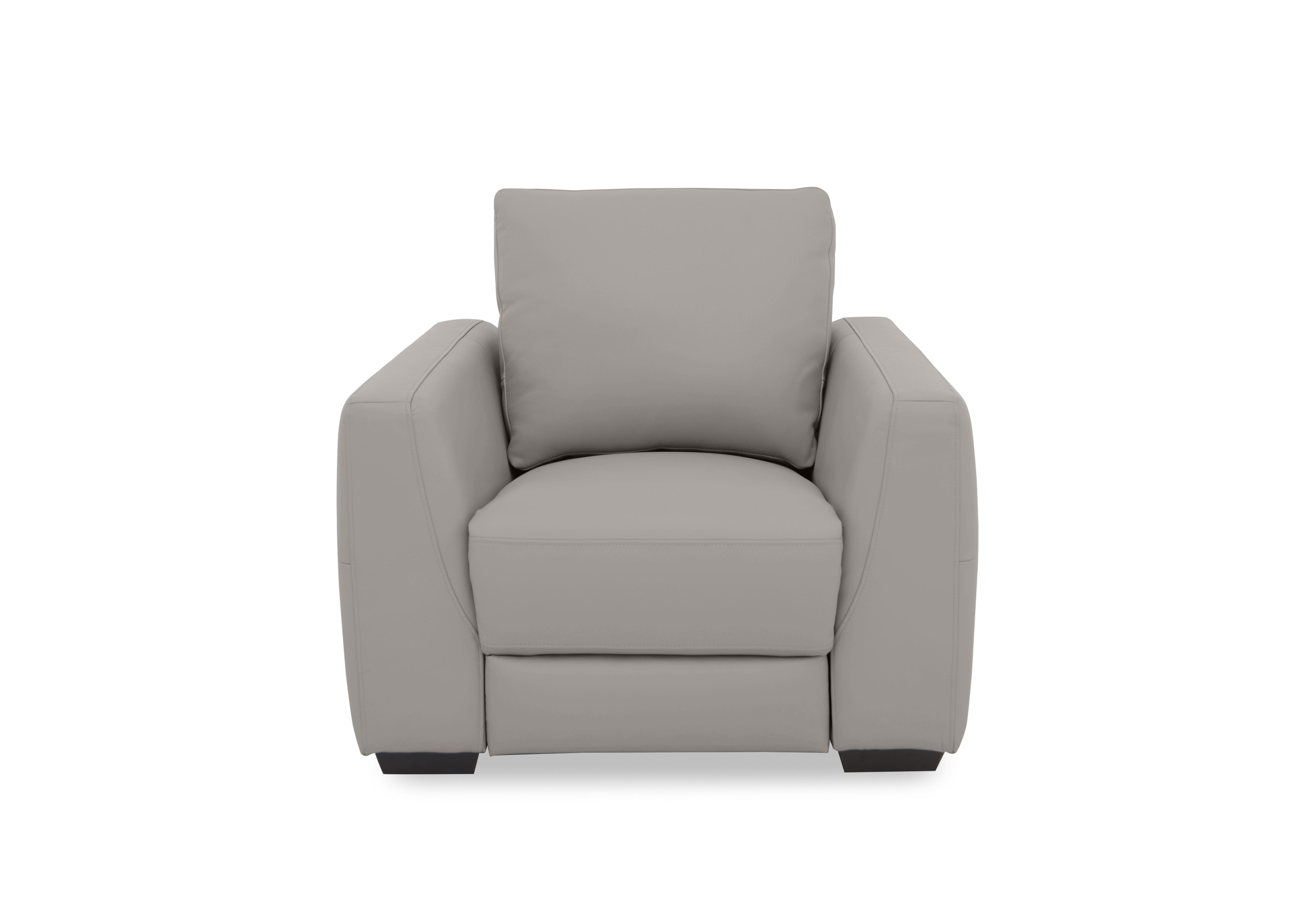 Dinky Leather Chair in Lead Grey Cat-60/23 on Furniture Village