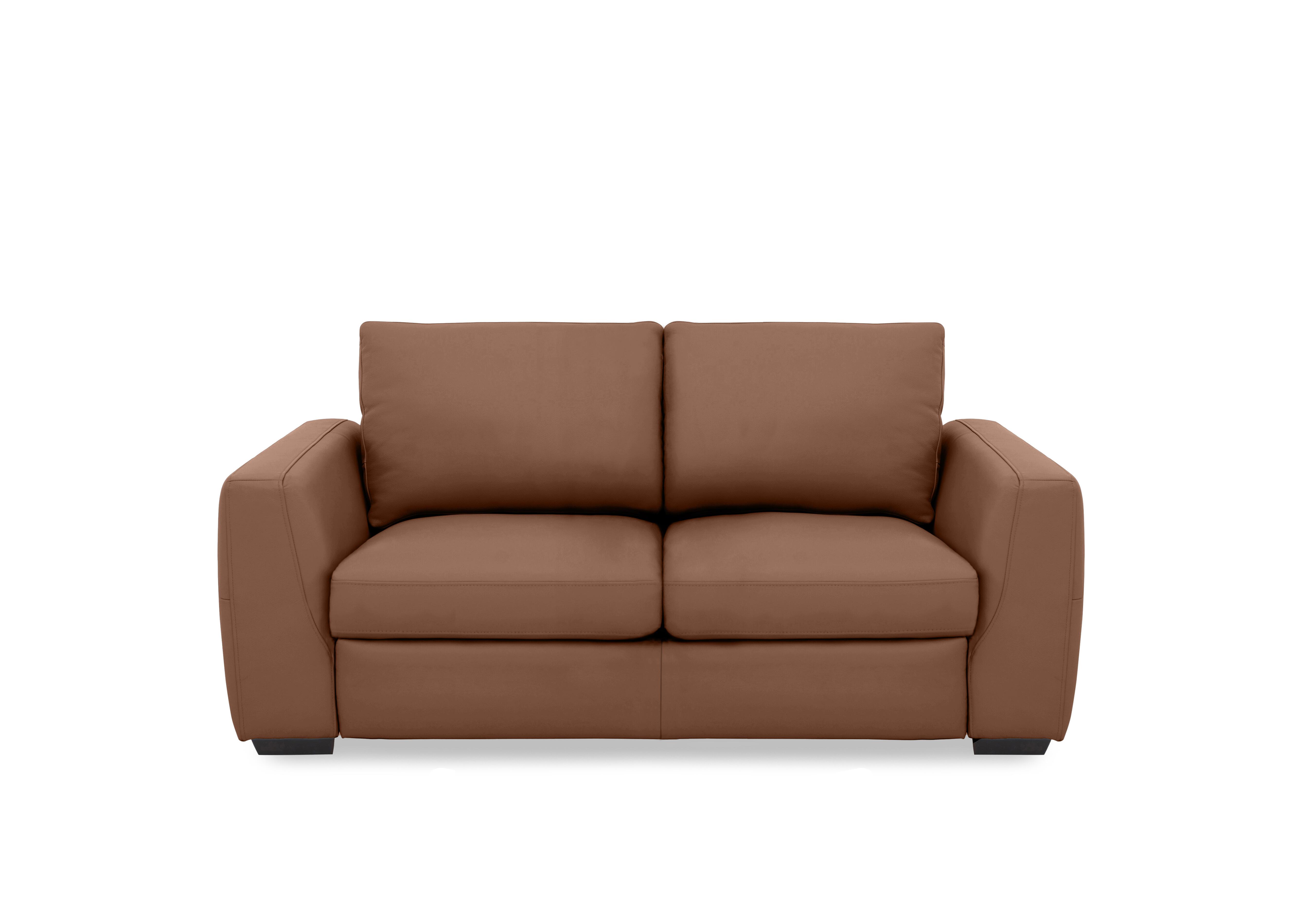 Dinky Leather 2 Seater Sofa in Butterscotch Cat-60/07 on Furniture Village