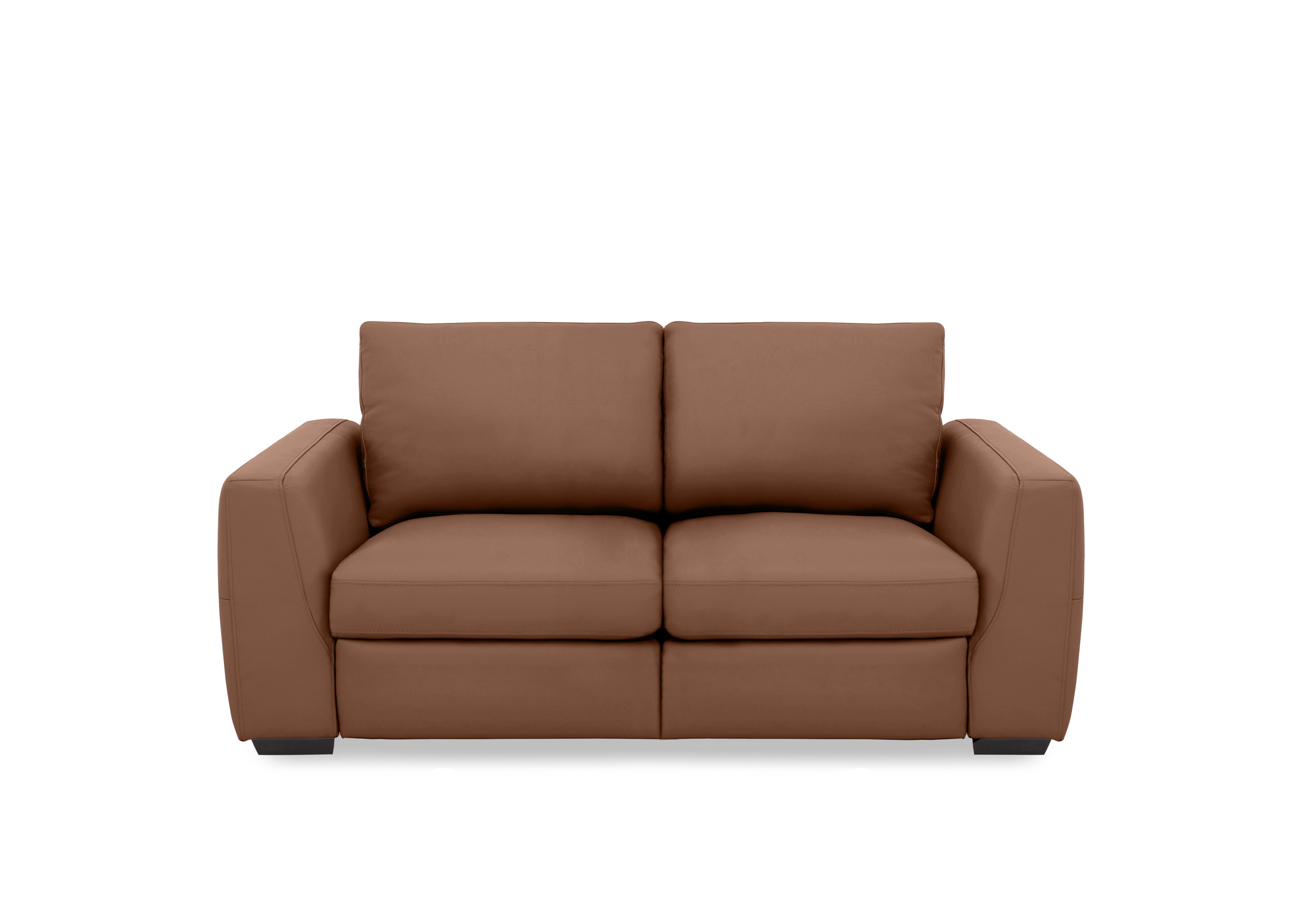 Dinky Leather 2 Seater Sofa in Butterscotch Cat-60/07 on Furniture Village