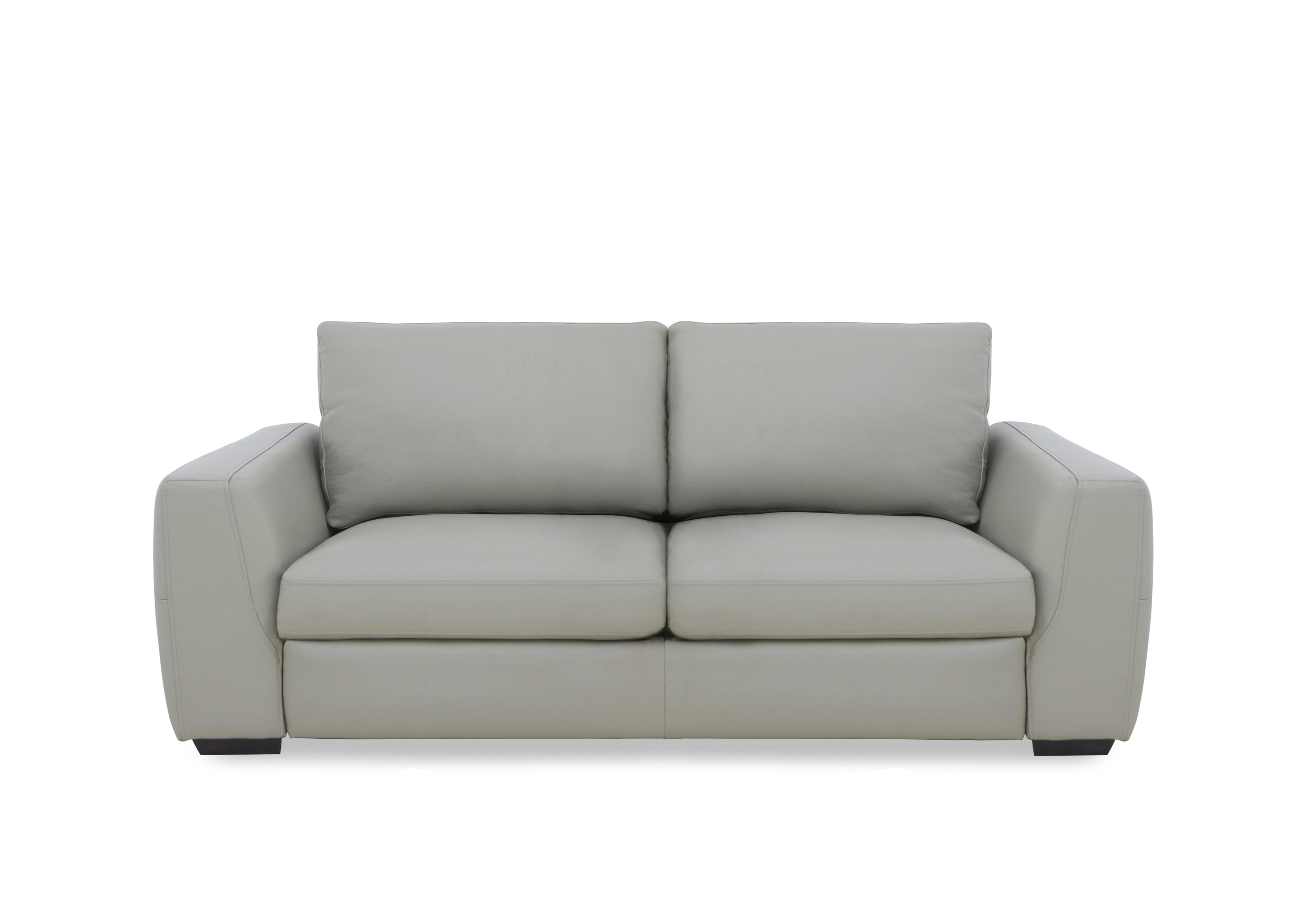 Dinky Leather 3 Seater Sofa in Lead Grey Cat-40/31 on Furniture Village