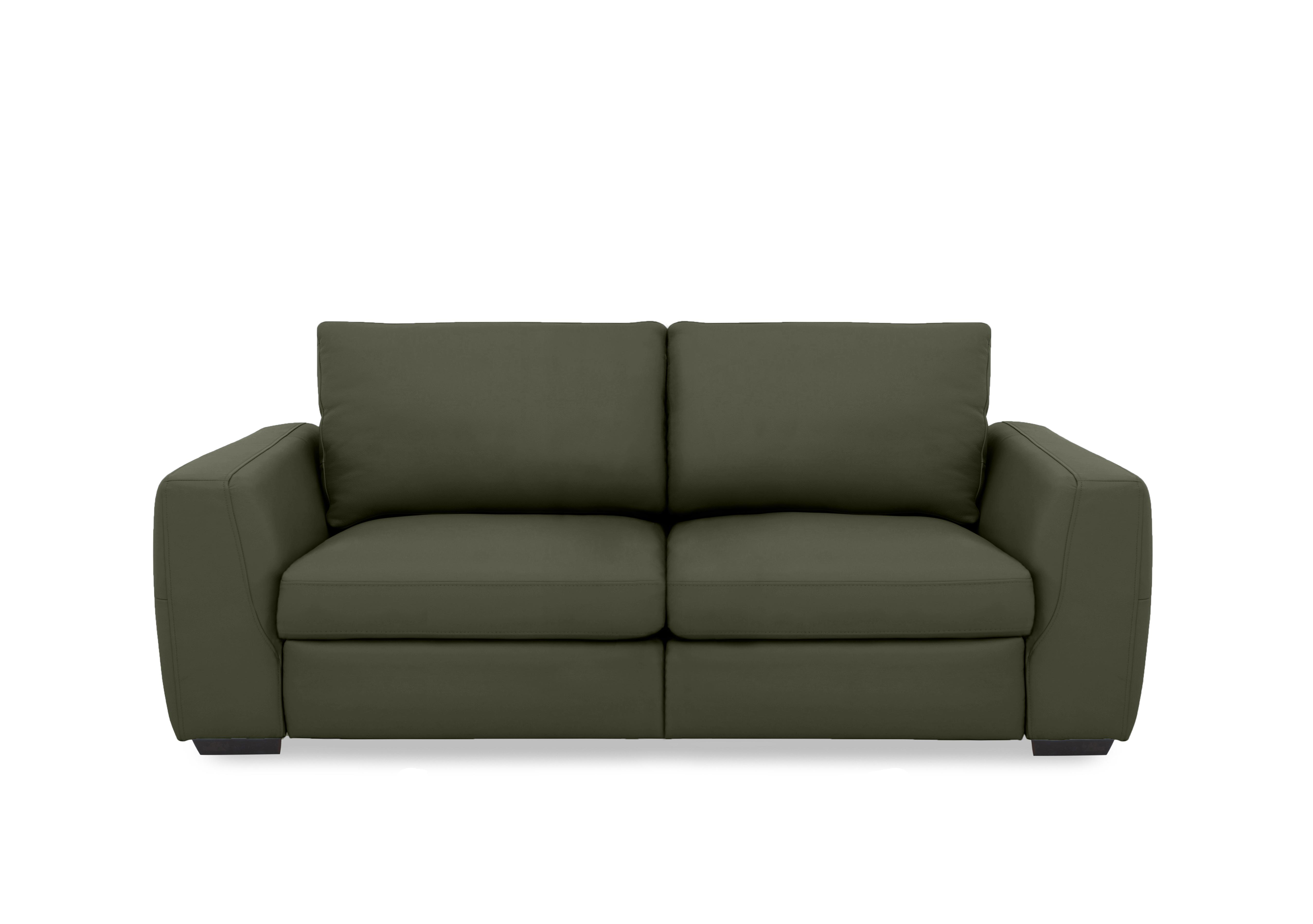 Dinky Leather 3 Seater Sofa in Oslo Pine Cat-40/10 on Furniture Village
