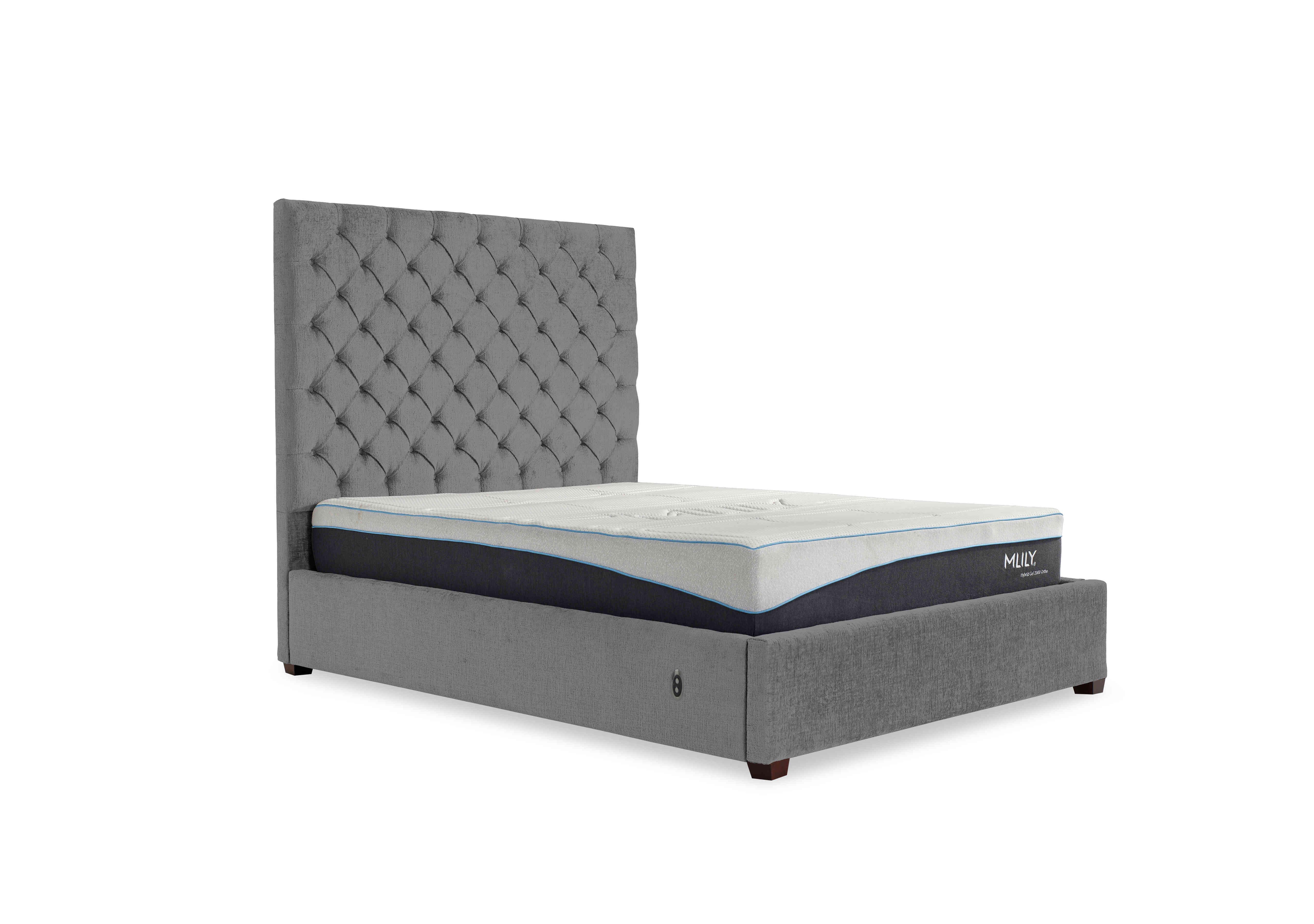 Charlotte 160cm Headboard Electric Ottoman Bed Frame in Savannah Armour on Furniture Village