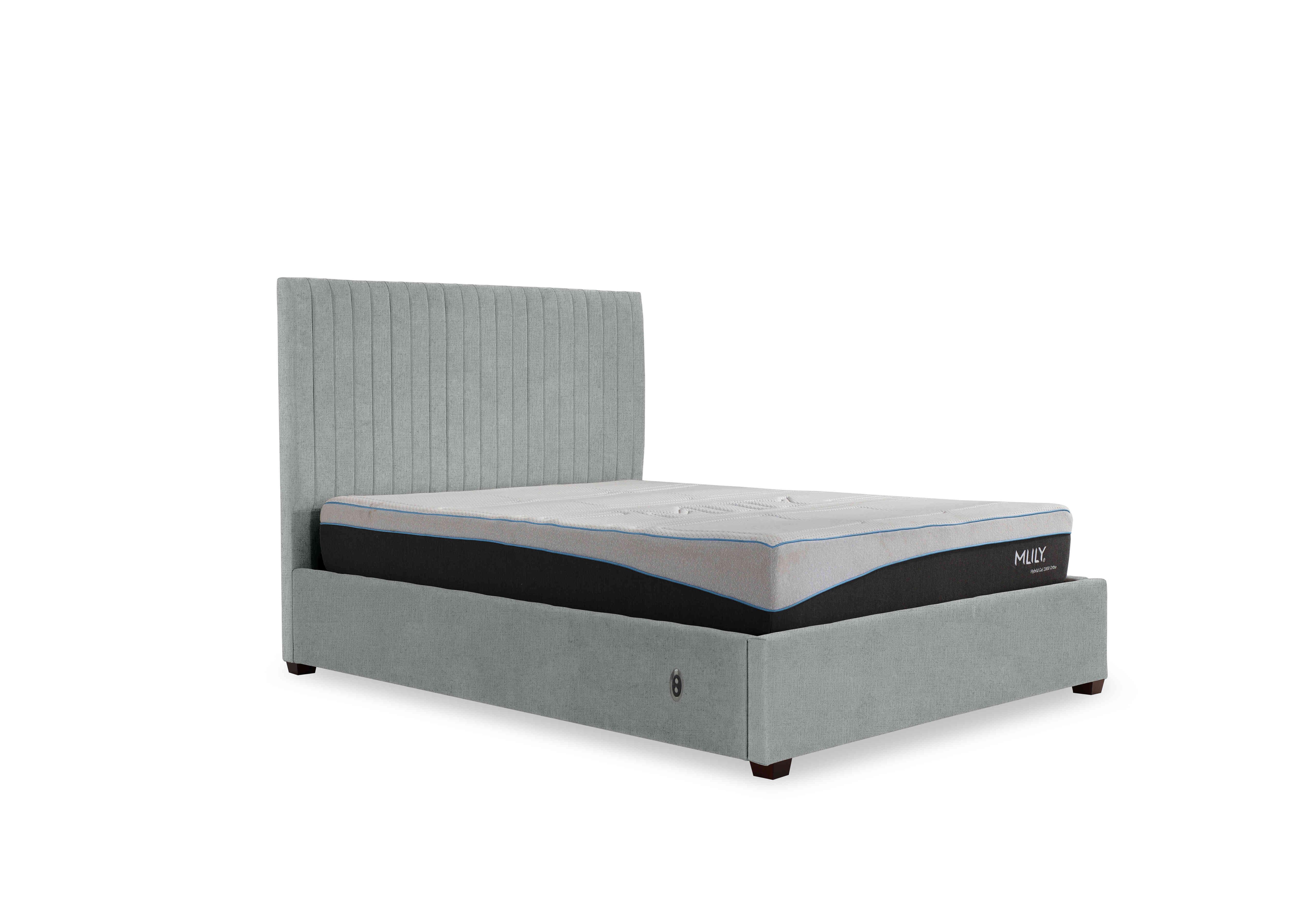 Sam 133cm Headboard Electric Ottoman Bed Frame in Raffles Echo on Furniture Village