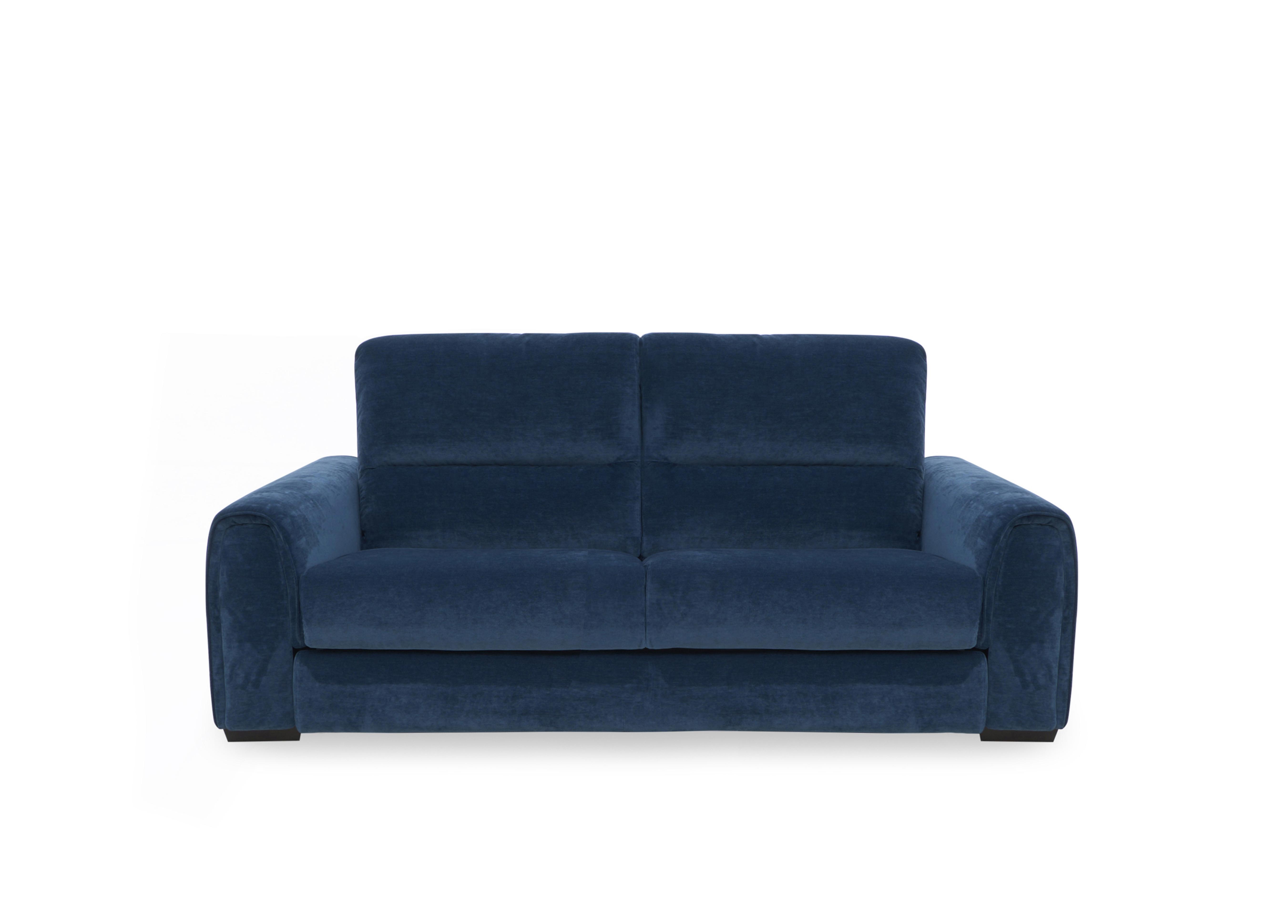 Flex Fabric 2 Seater Sofa in Fab-Can-R330 Steel Blue on Furniture Village