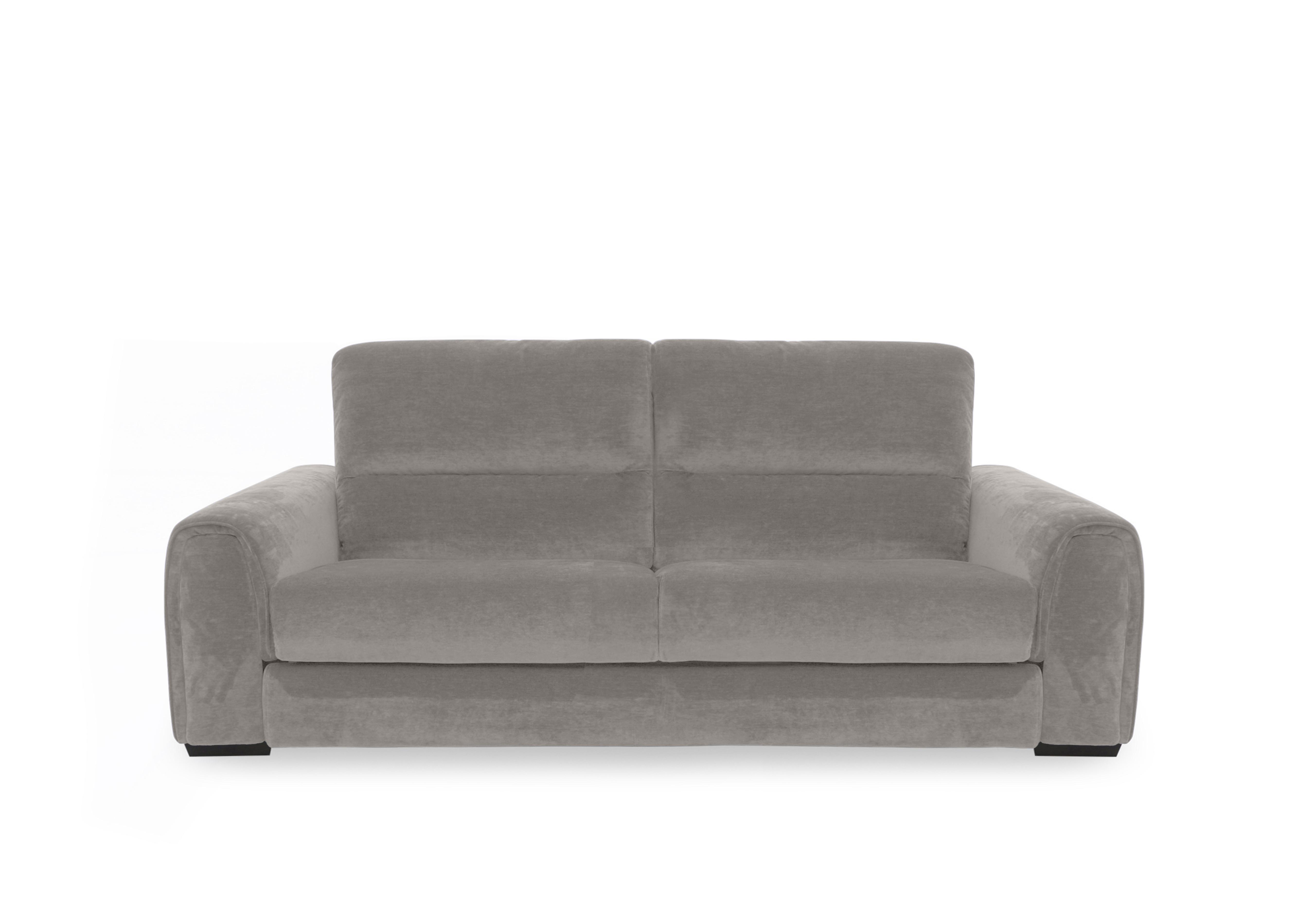 Flex Fabric 3 Seater Sofa in Fab-Can-R452 Grey Mist on Furniture Village