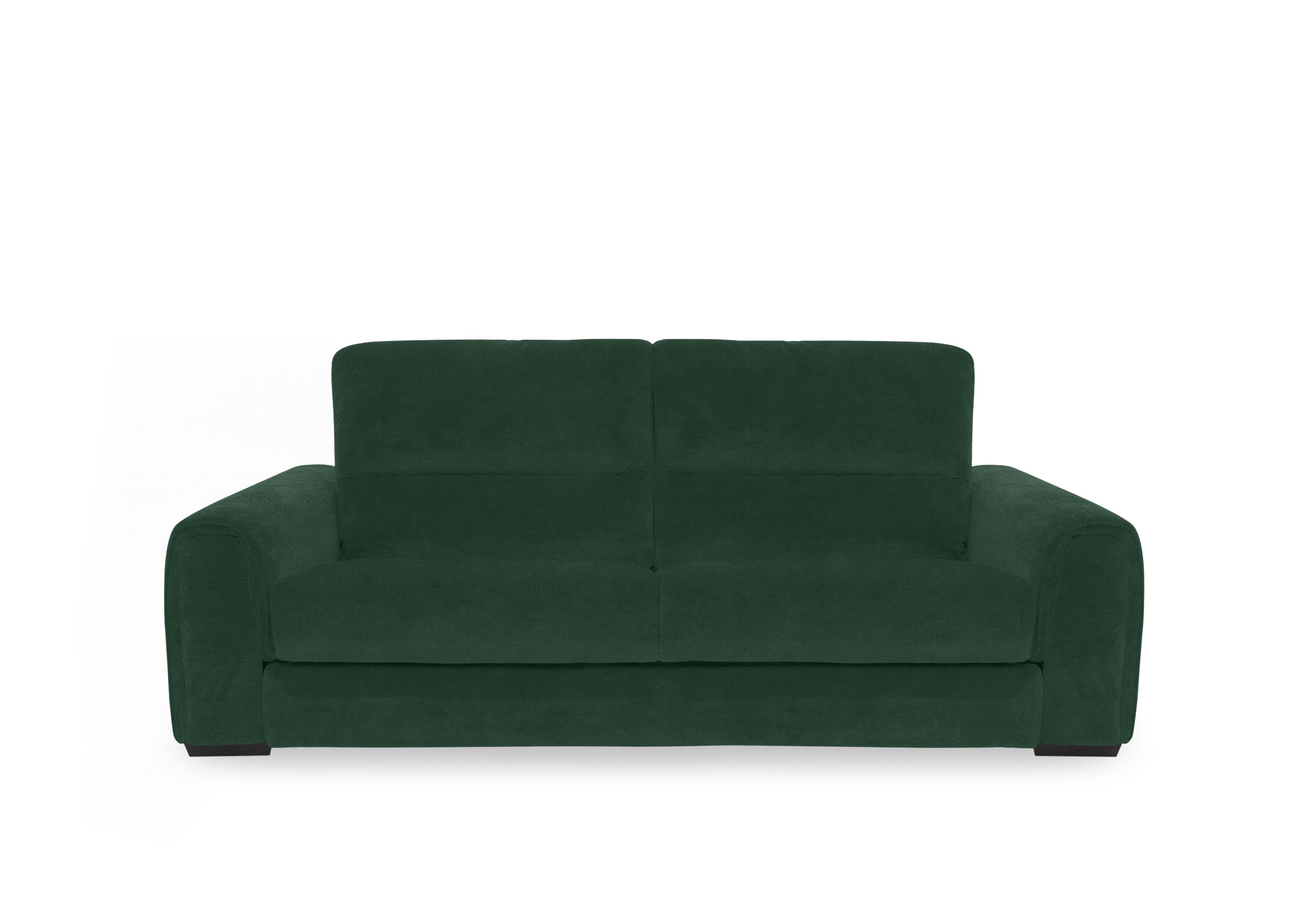 Flex Fabric 3 Seater Sofa in Fab-Meg-R37 Emerald Green on Furniture Village