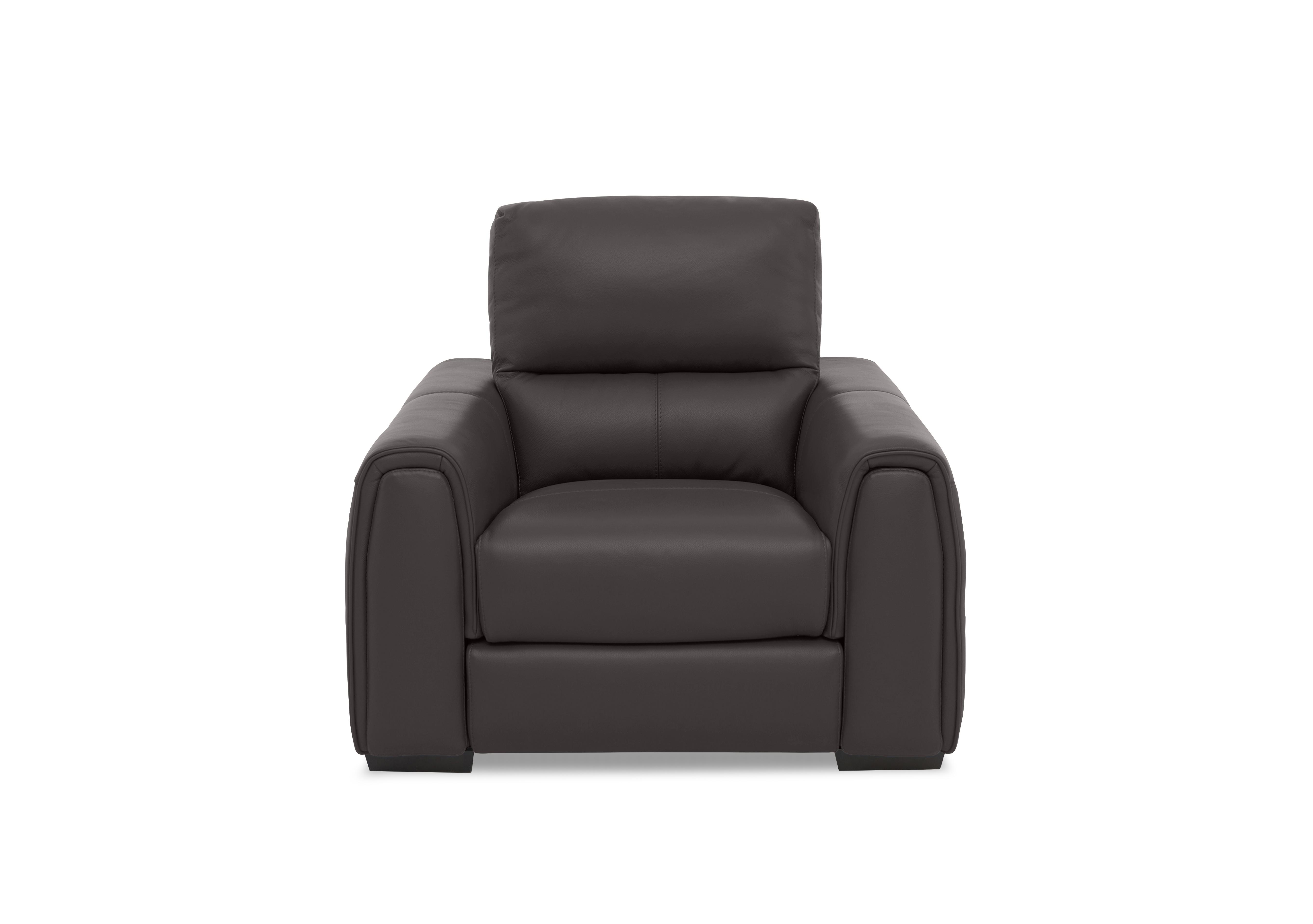 Flex Leather Armchair in Nc-037c Walnut on Furniture Village
