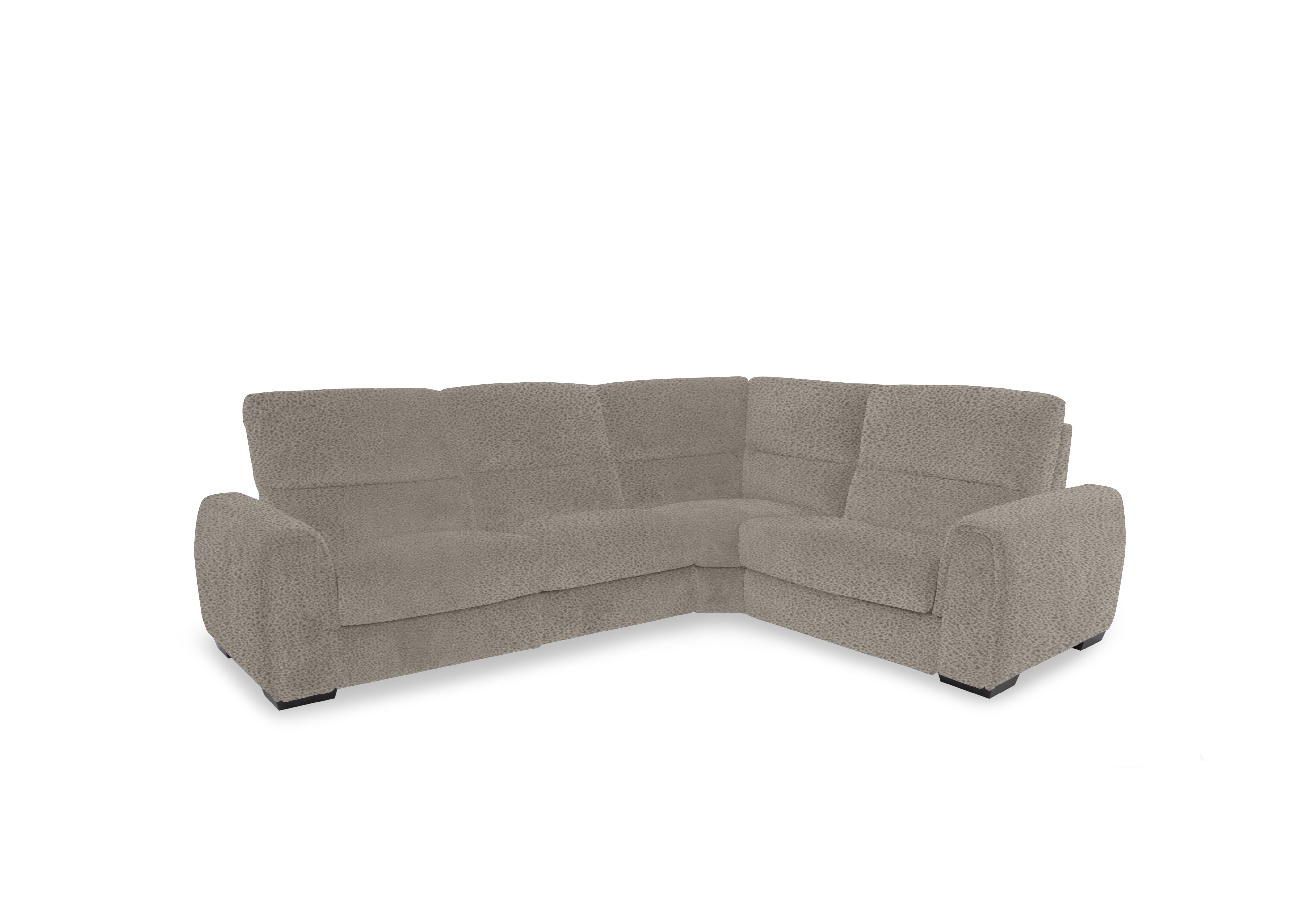 Flex Fabric Small Corner Sofa in Bfa-Blj-R946 Silver on Furniture Village