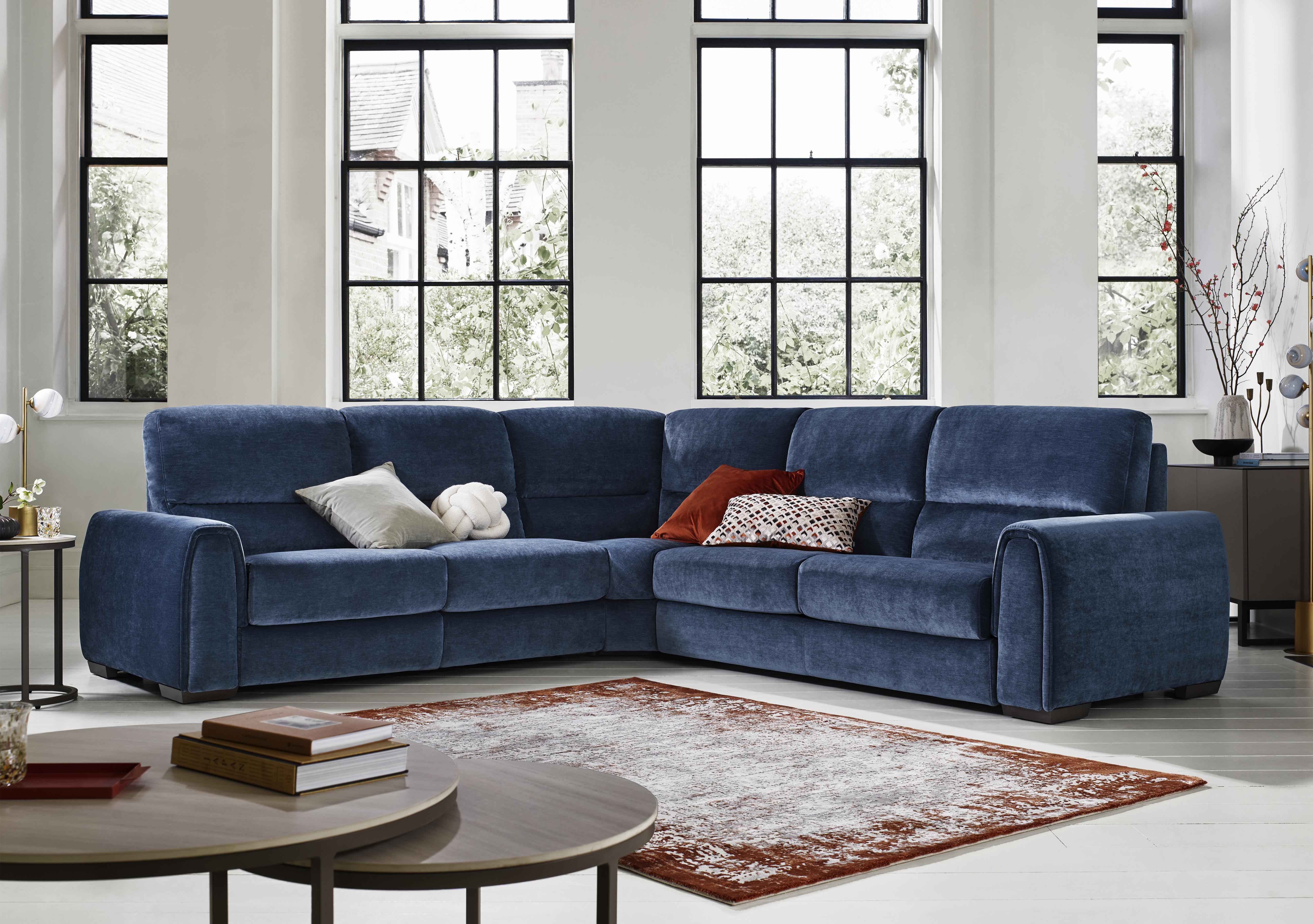 Flex Fabric Large Corner Sofa in  on Furniture Village