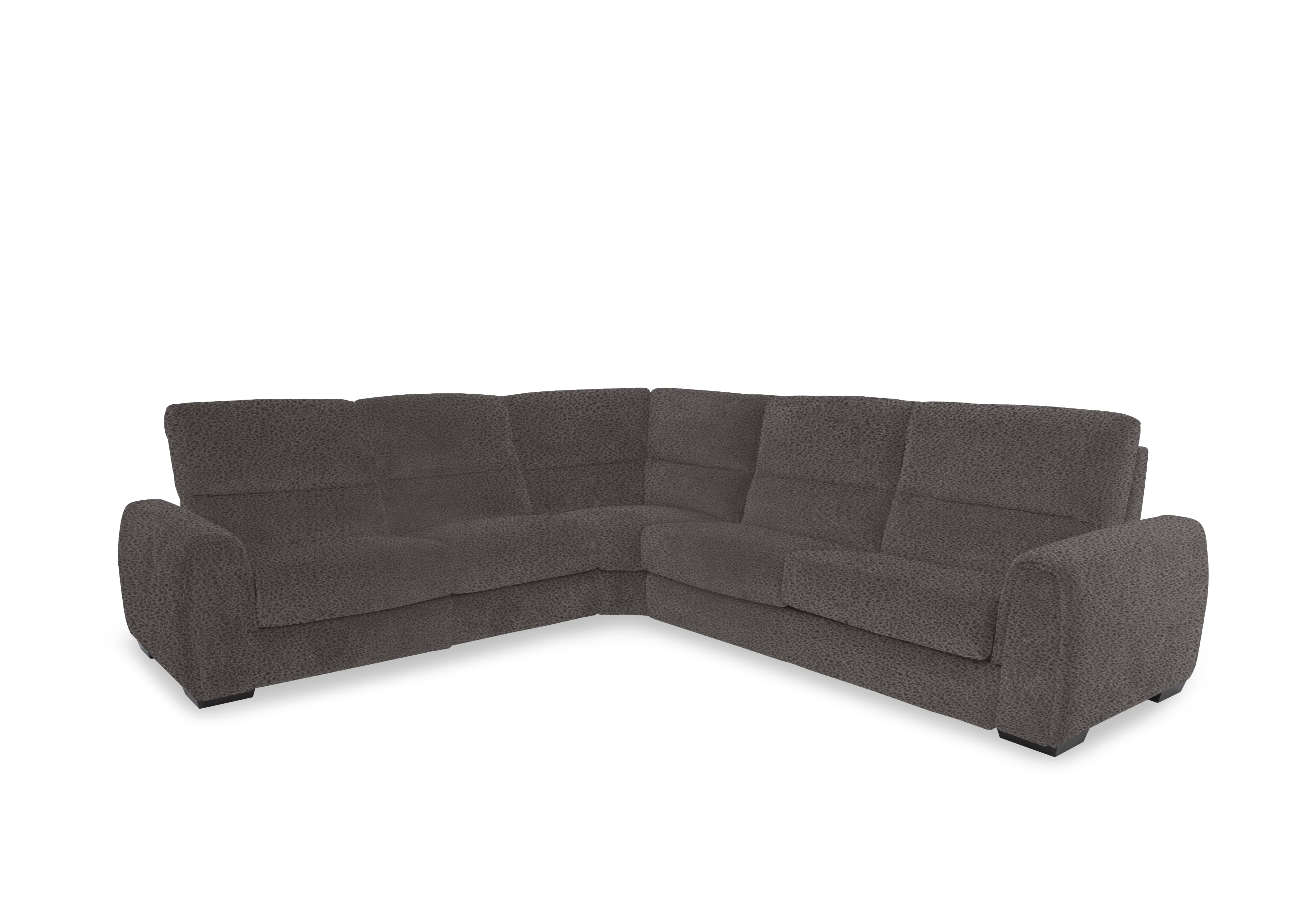 Flex Fabric Large Corner Sofa in Bfa-Blj-R16 Grey on Furniture Village