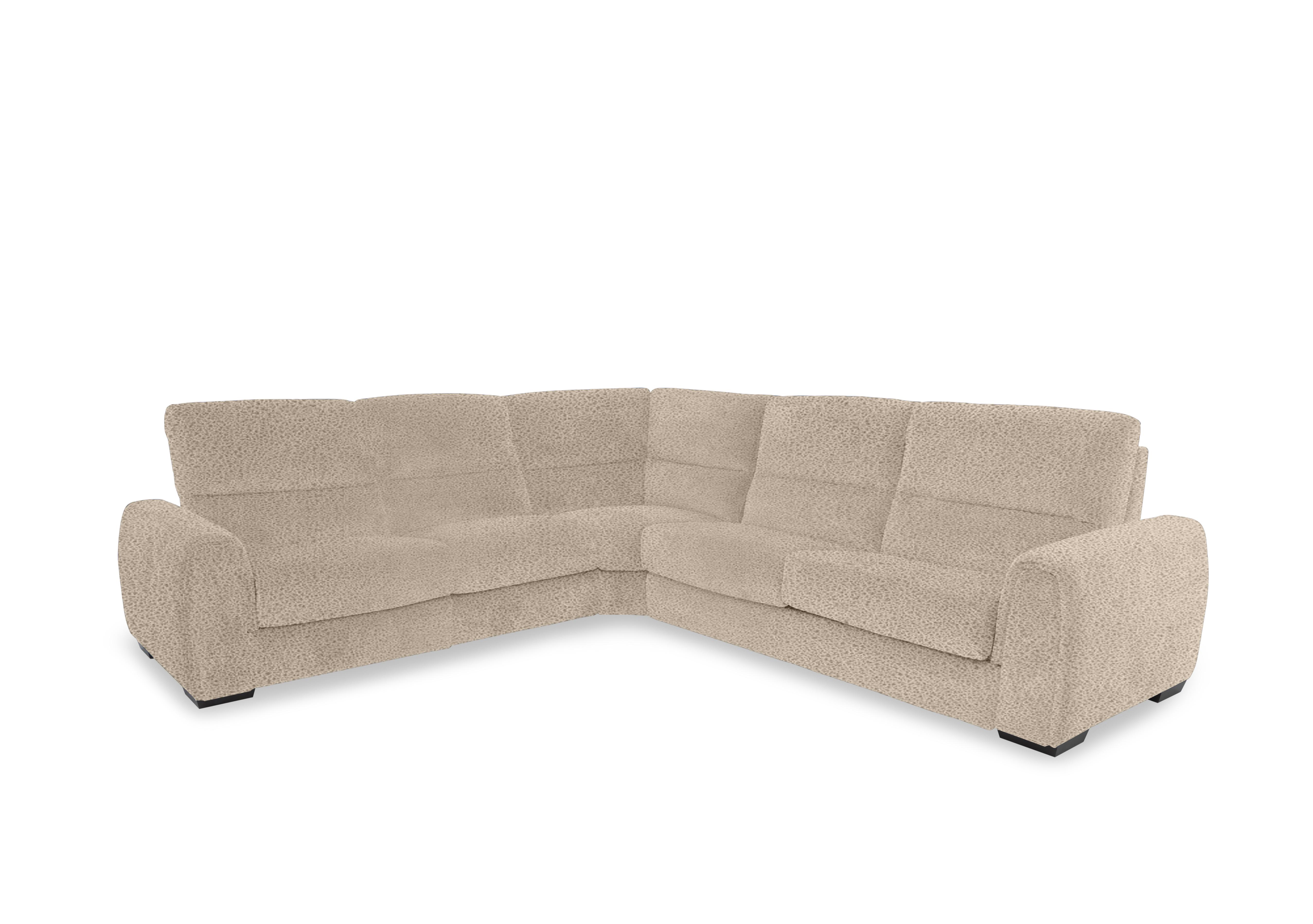 Flex Fabric Large Corner Sofa in Bfa-Blj-R20 Bisque on Furniture Village