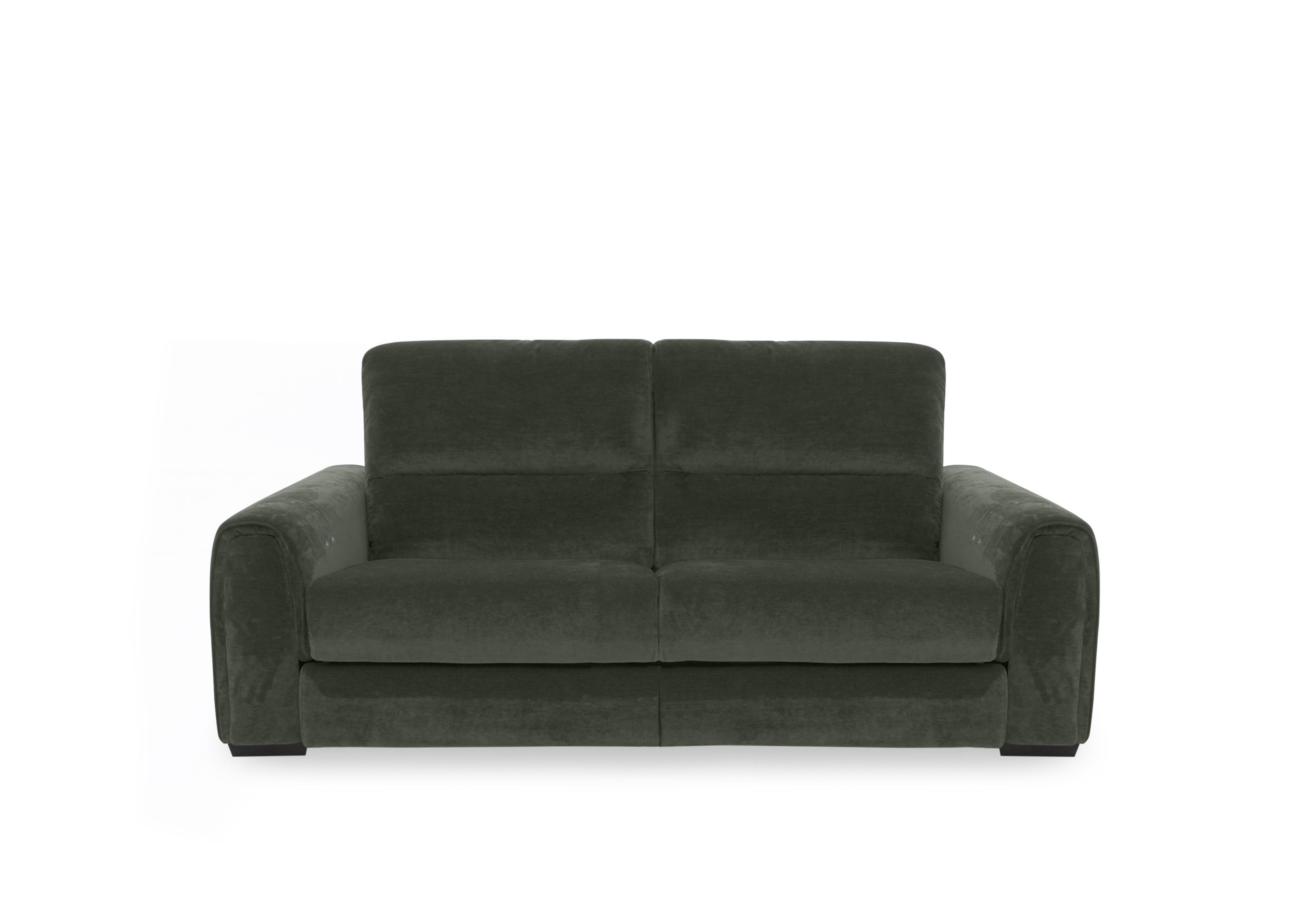 Flex Fabric 2 Seater Power Recliner Sofa with Storage Arms in Fab-Can-R352 Forest Green on Furniture Village