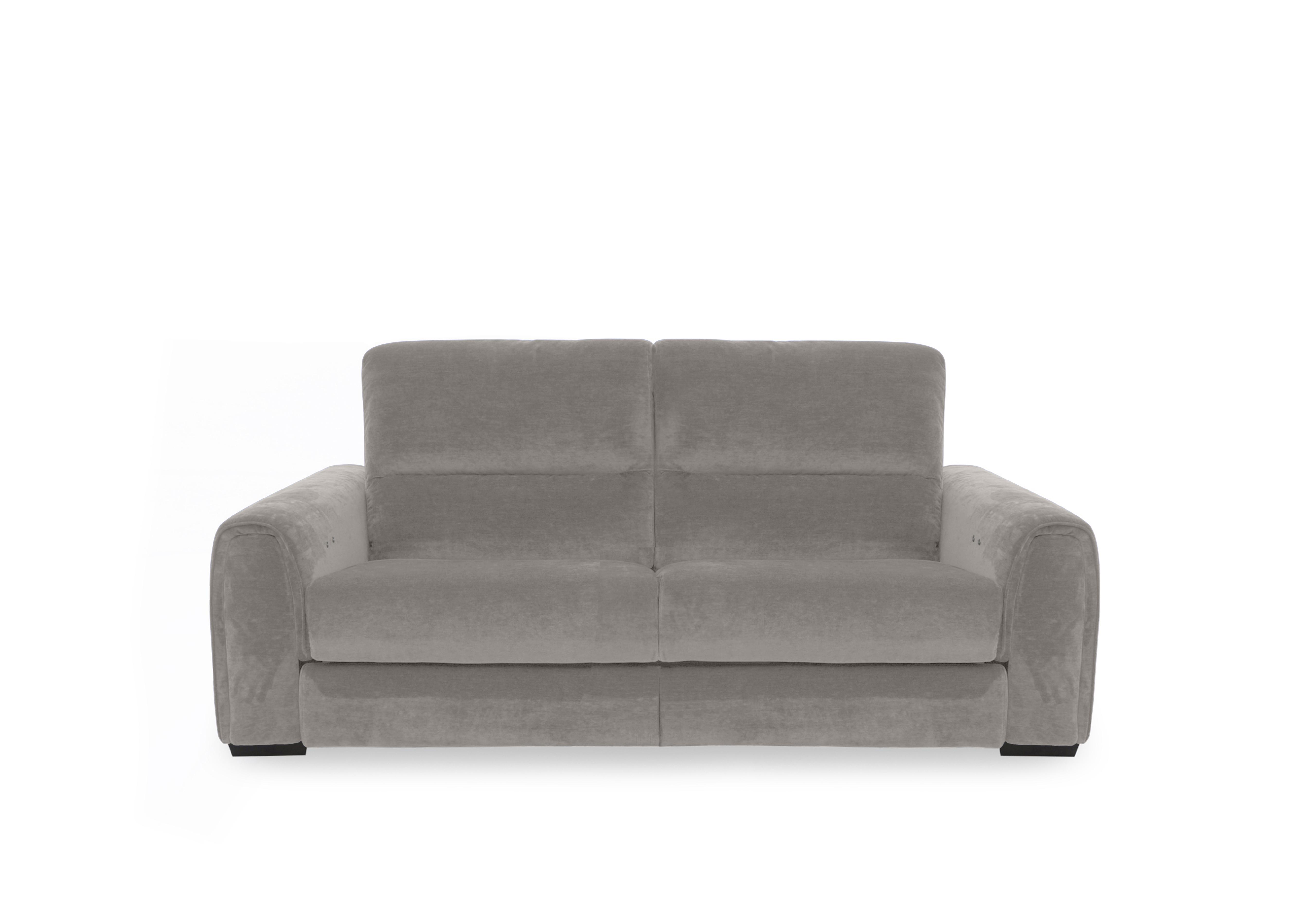 Flex Fabric 2 Seater Power Recliner Sofa with Storage Arms in Fab-Can-R452 Grey Mist on Furniture Village